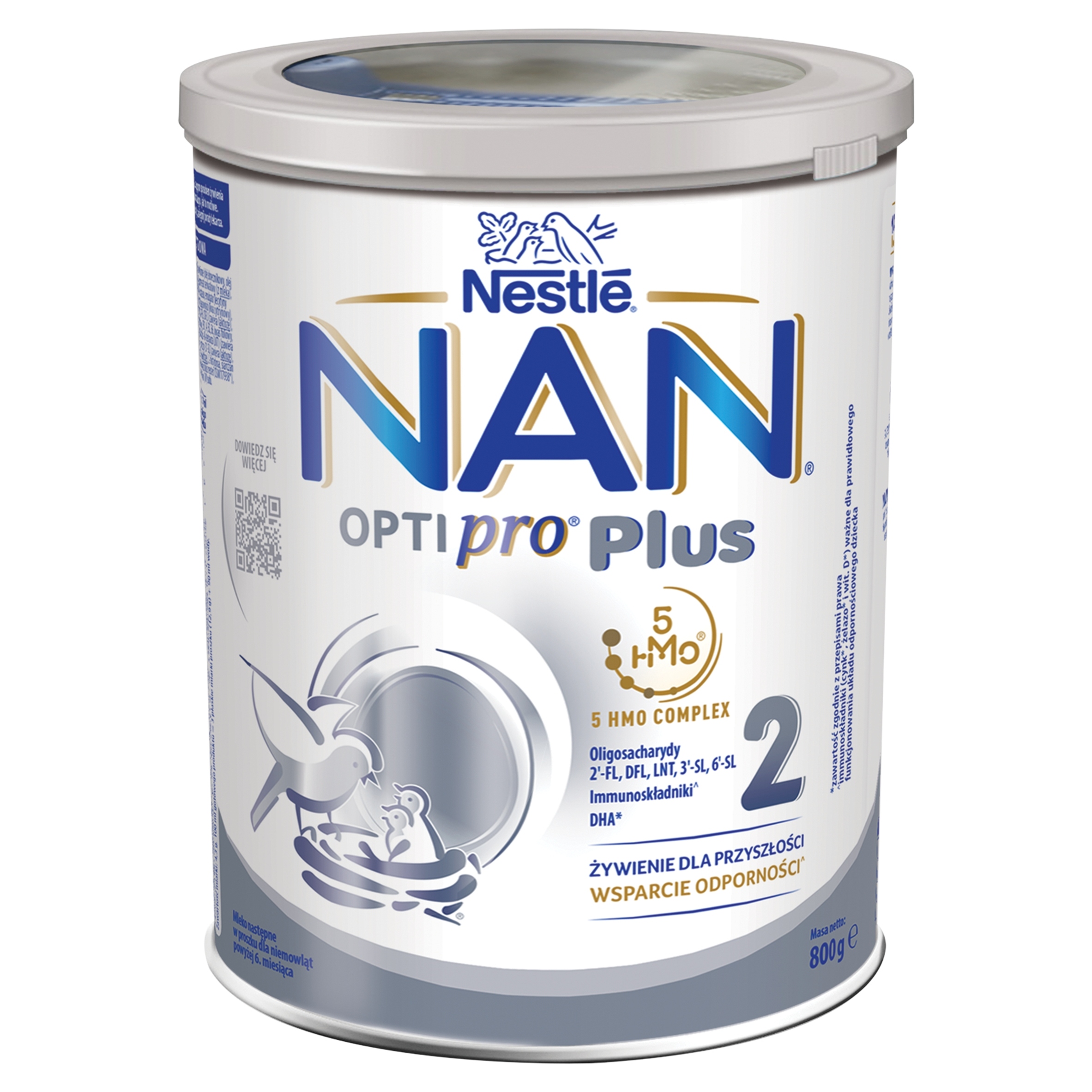 NAN Optipro Plus 2 pieno formulė 800 g