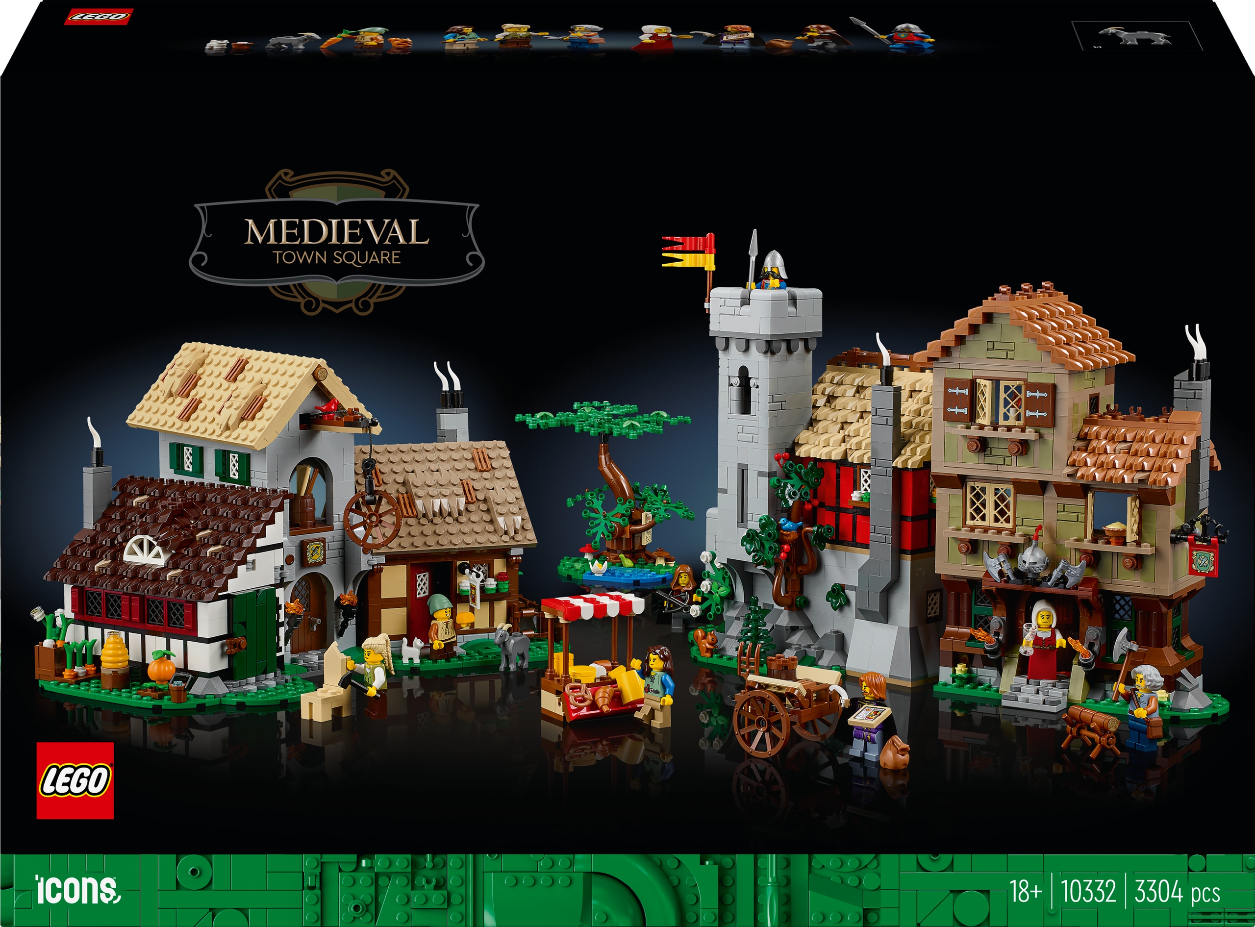 LEGO ICONS 10332 Piktogramos 10332 Viduramžių aikštė