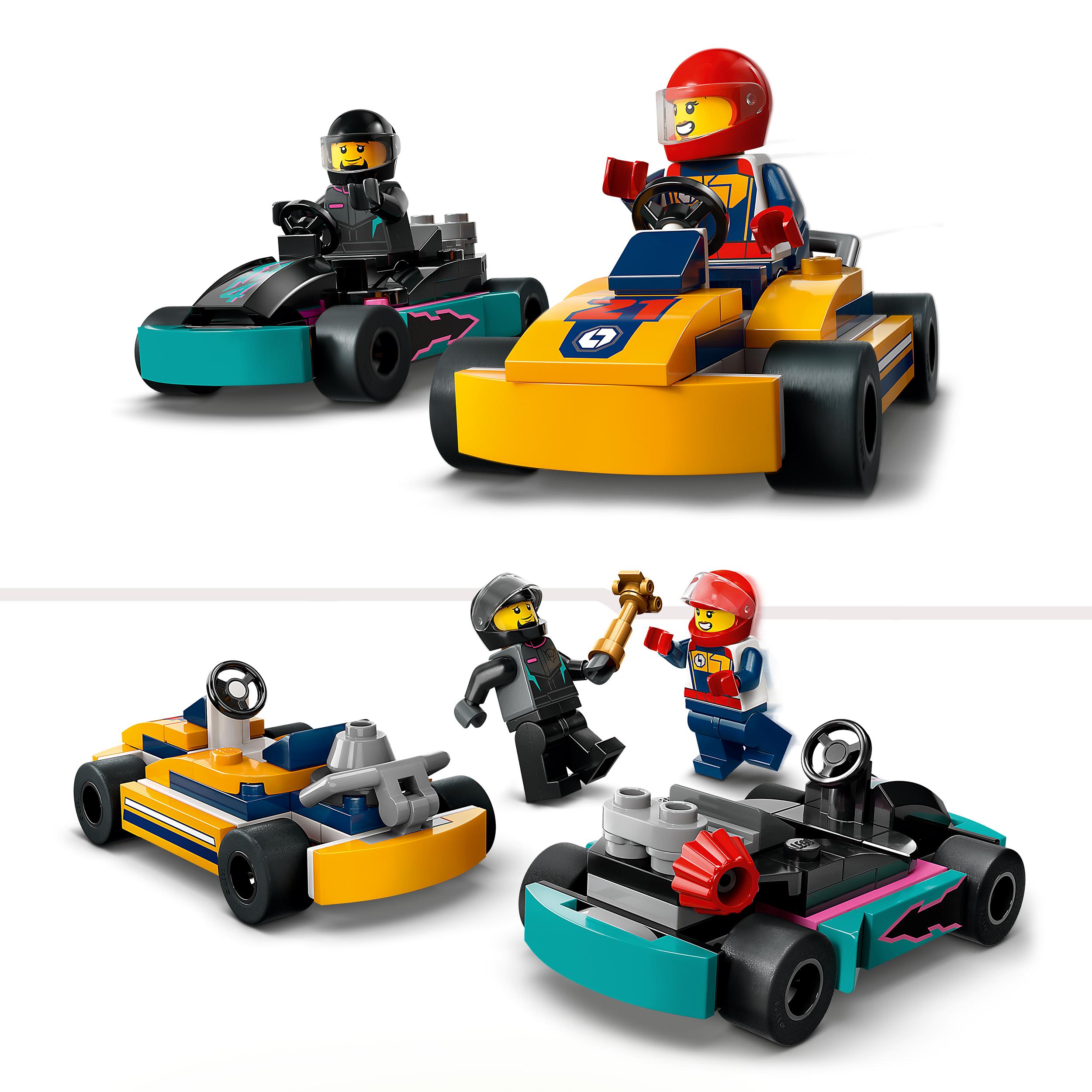 LEGO City 60400 kartingas ir lenktynininkai