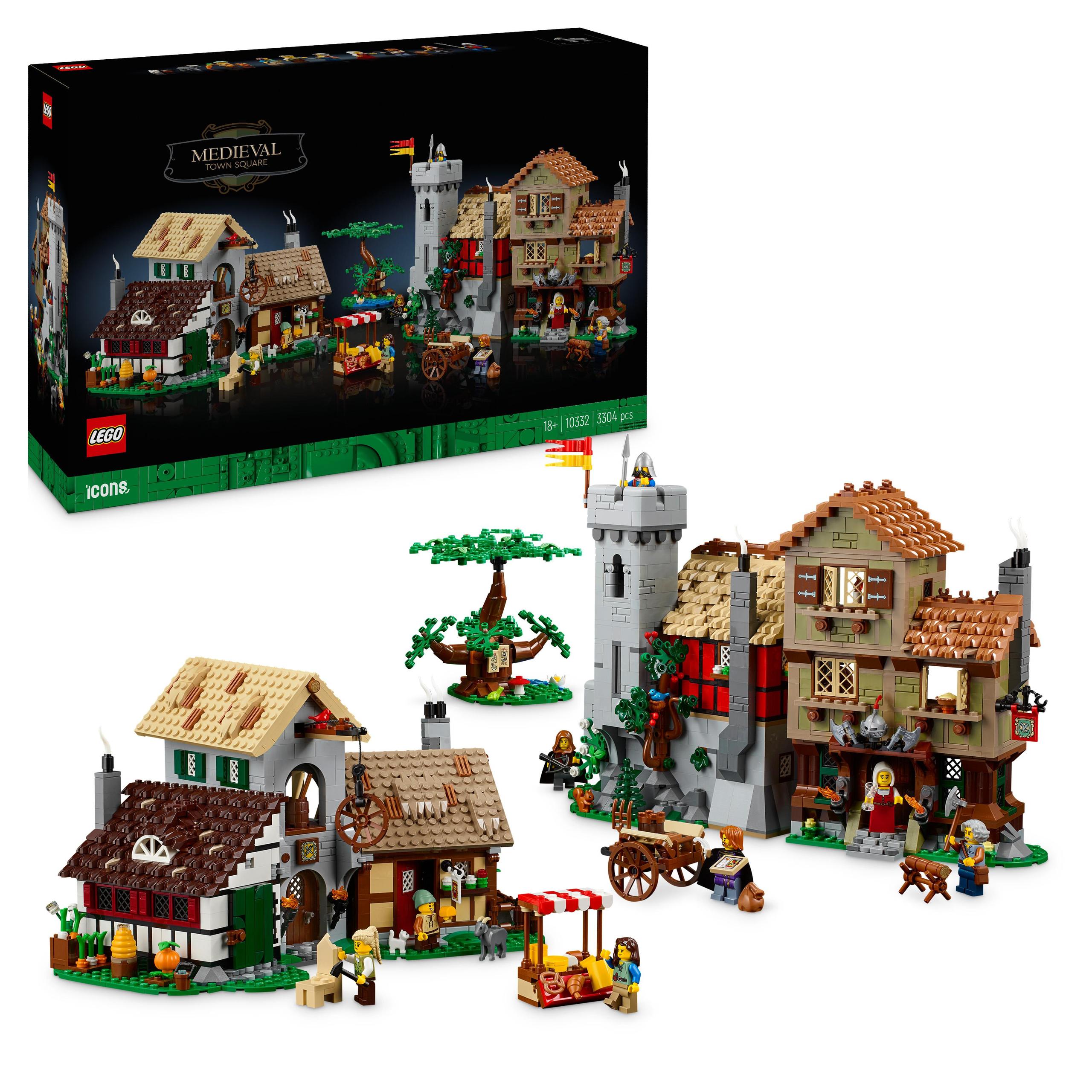 LEGO ICONS 10332 Piktogramos 10332 Viduramžių aikštė