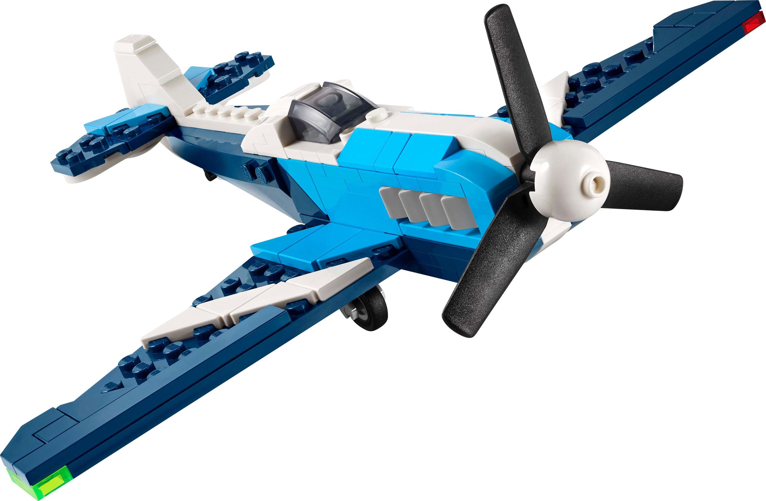 Lego Creator 3v1 oro laivas lenktyninis lėktuvas 31160