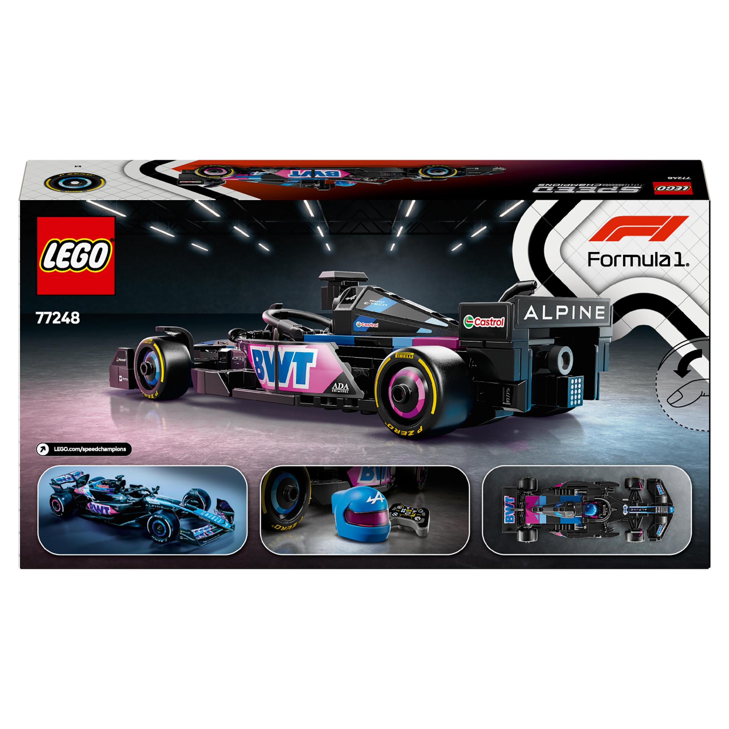 LEGO Speed Champions F1 bolidas BWT Alpine A524, 77248