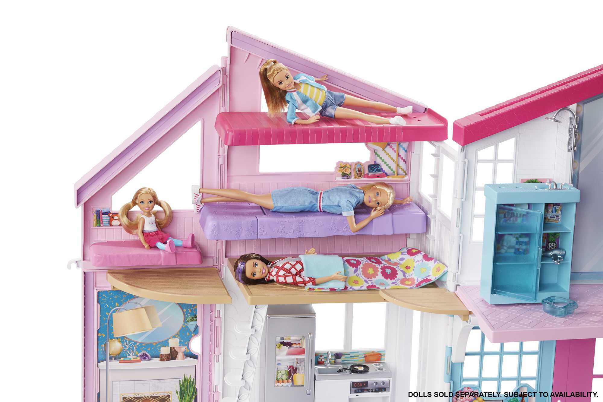 Barbie FXG57 Malibu lėlių namelis Didelis Mattel lėlių namas