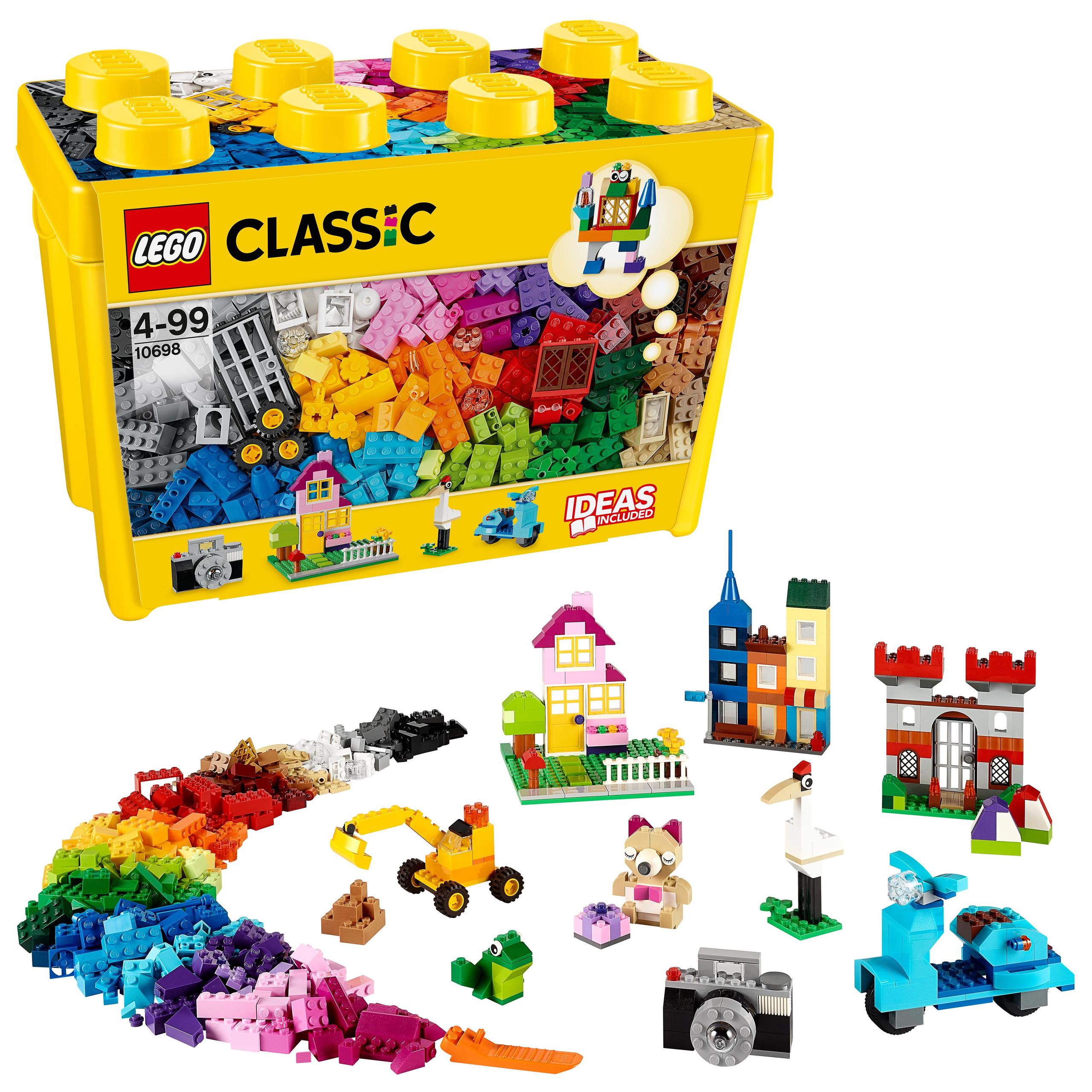 Lego Classic 10698 kaip kurti blokai didelis dėžutė