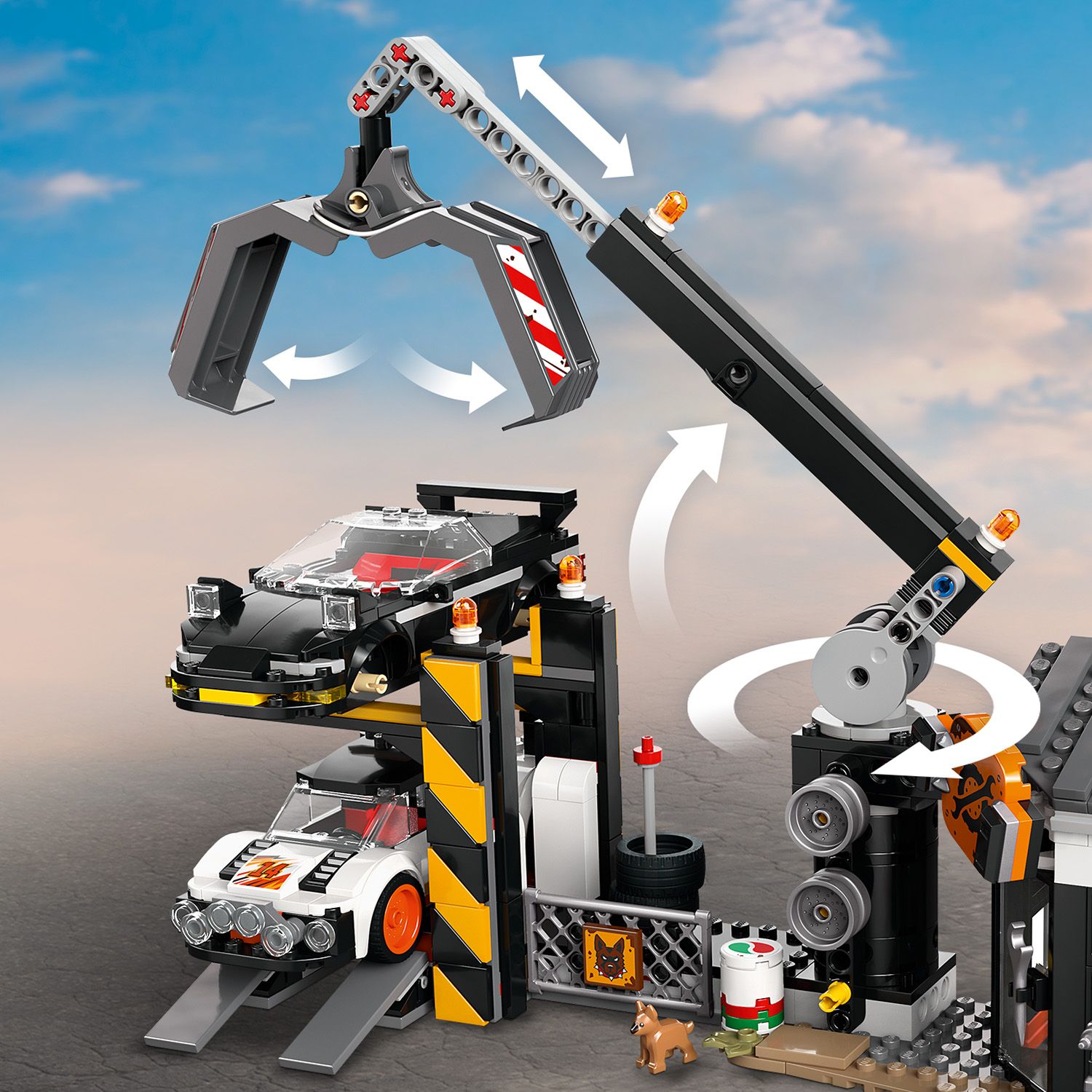 Lego City 60472 autolaužynas su automobiliais