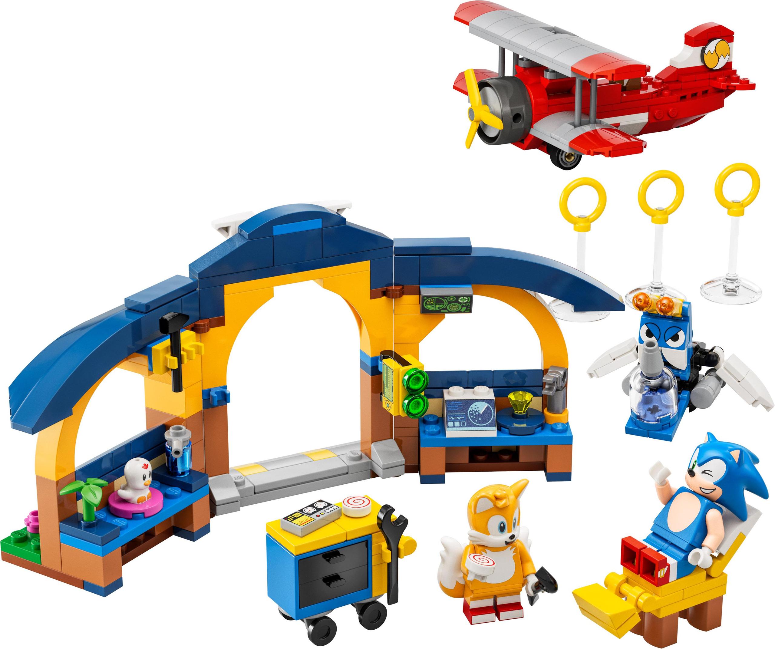 LEGO Sonic Tailsas ir lėktuvas Tornado