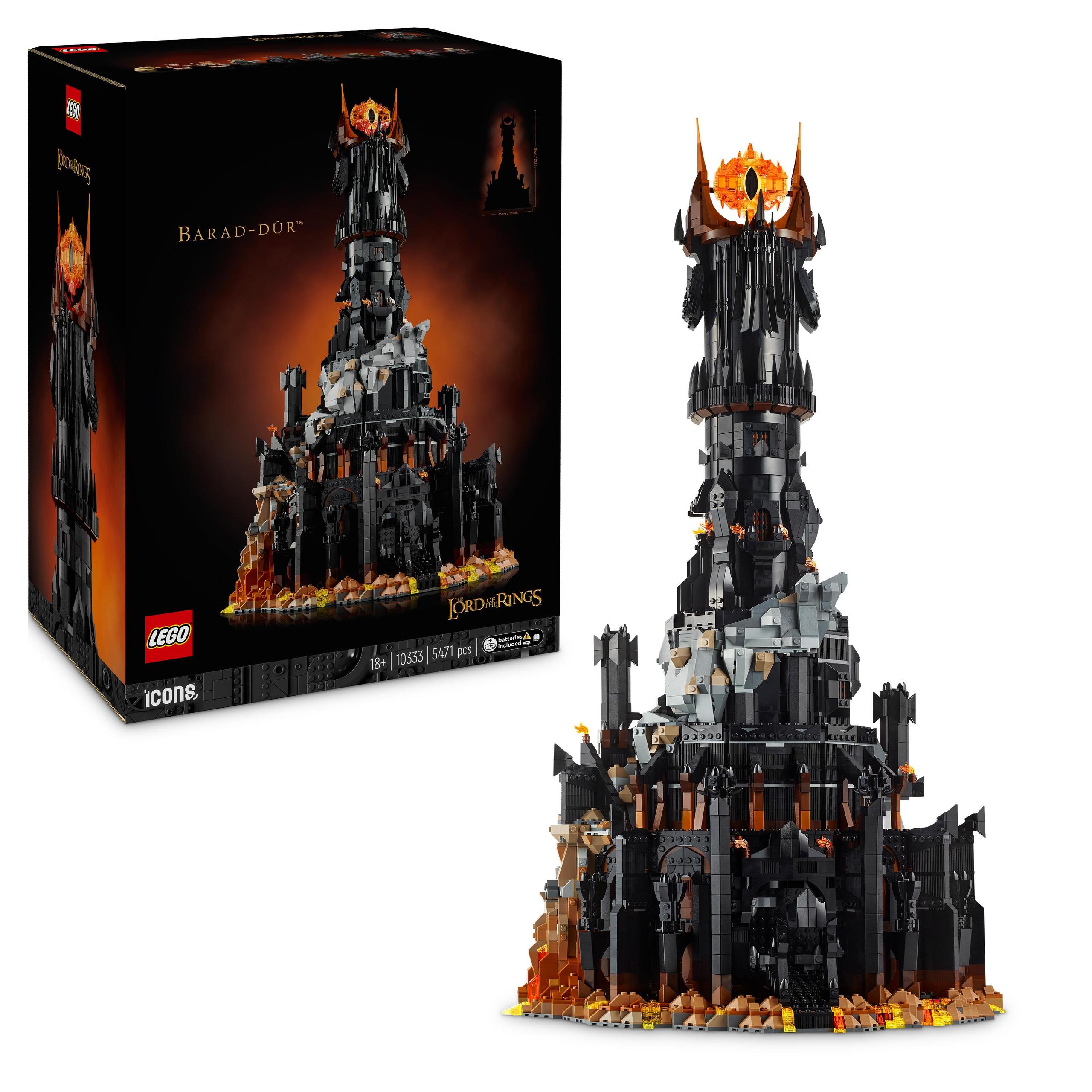 LEGO Žiedų valdovas: Barad-dûr, 5471 dalis, 18+