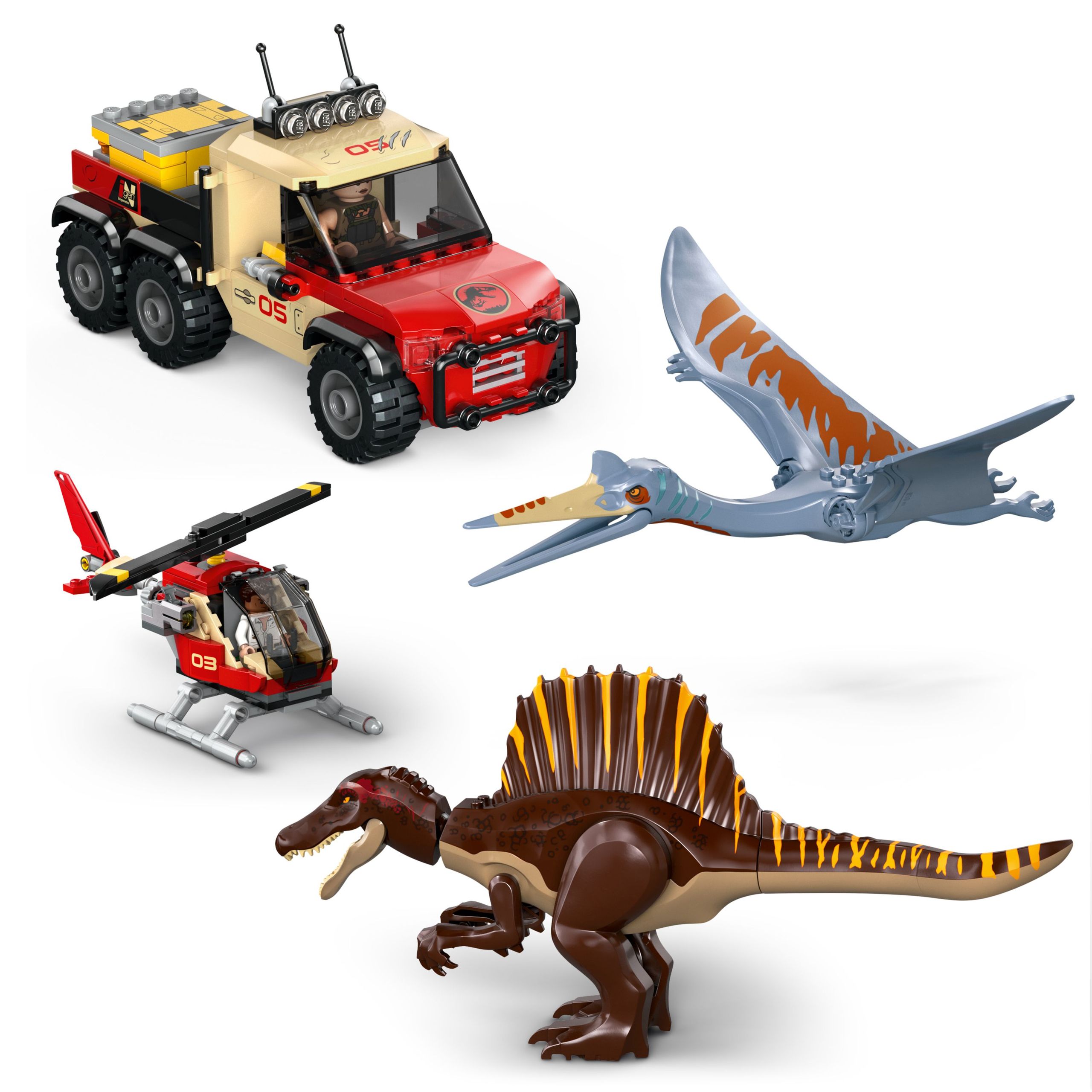 LEGO Jurassic World 76976 oro misija su kekalkoatliu