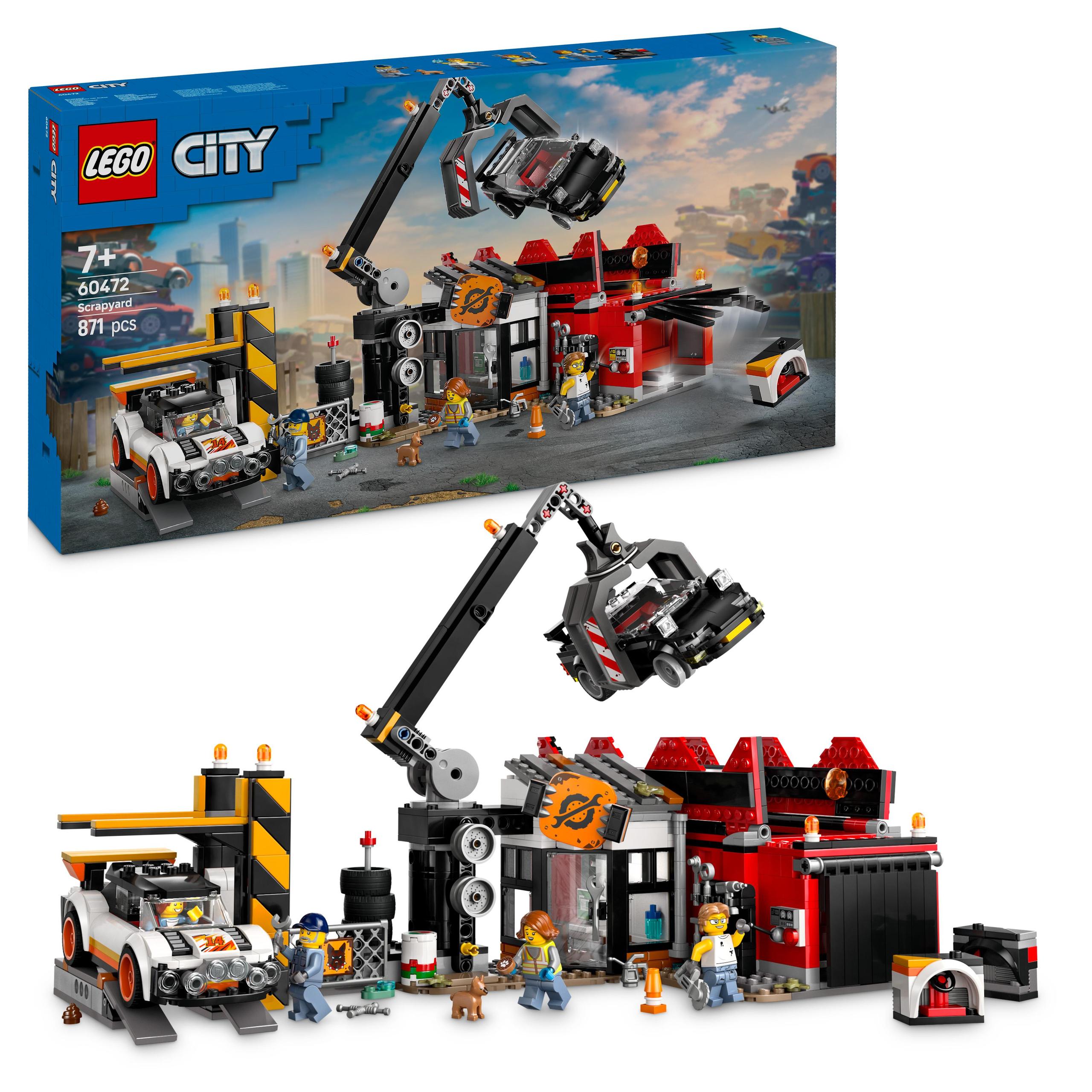 Lego City 60472 autolaužynas su automobiliais