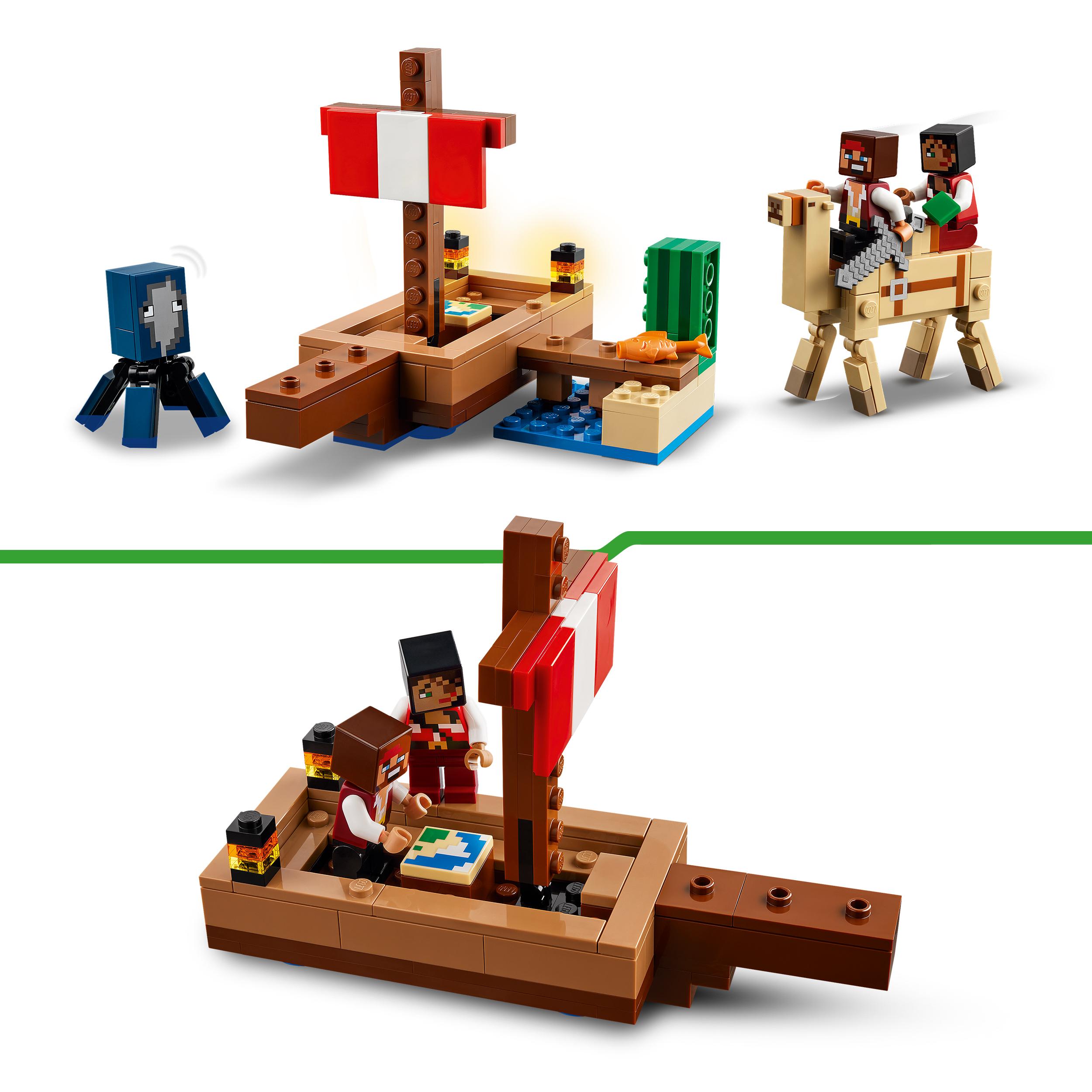 LEGO Minecraft piratinio laivo plaukimas 21259