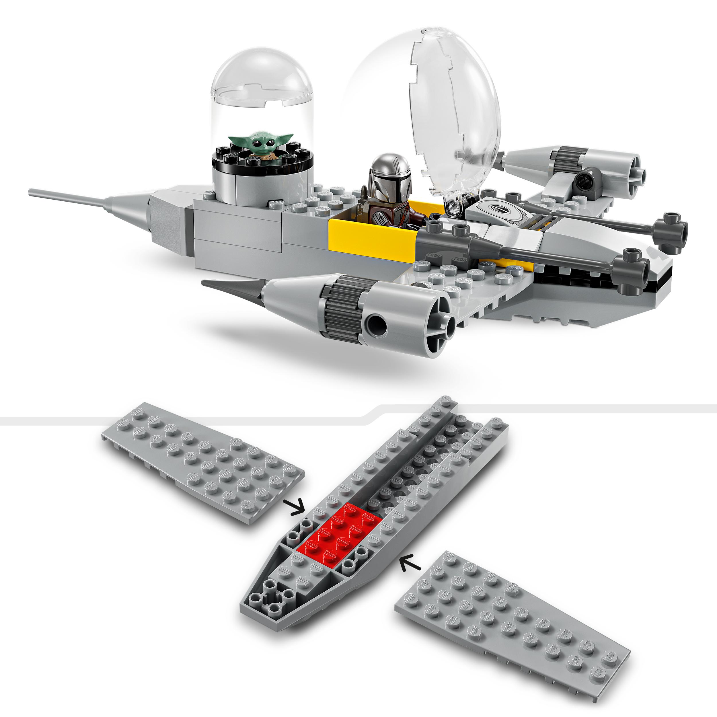 LEGO Star Wars 75410 Mando ir Grogu's N-1 naikintuvas