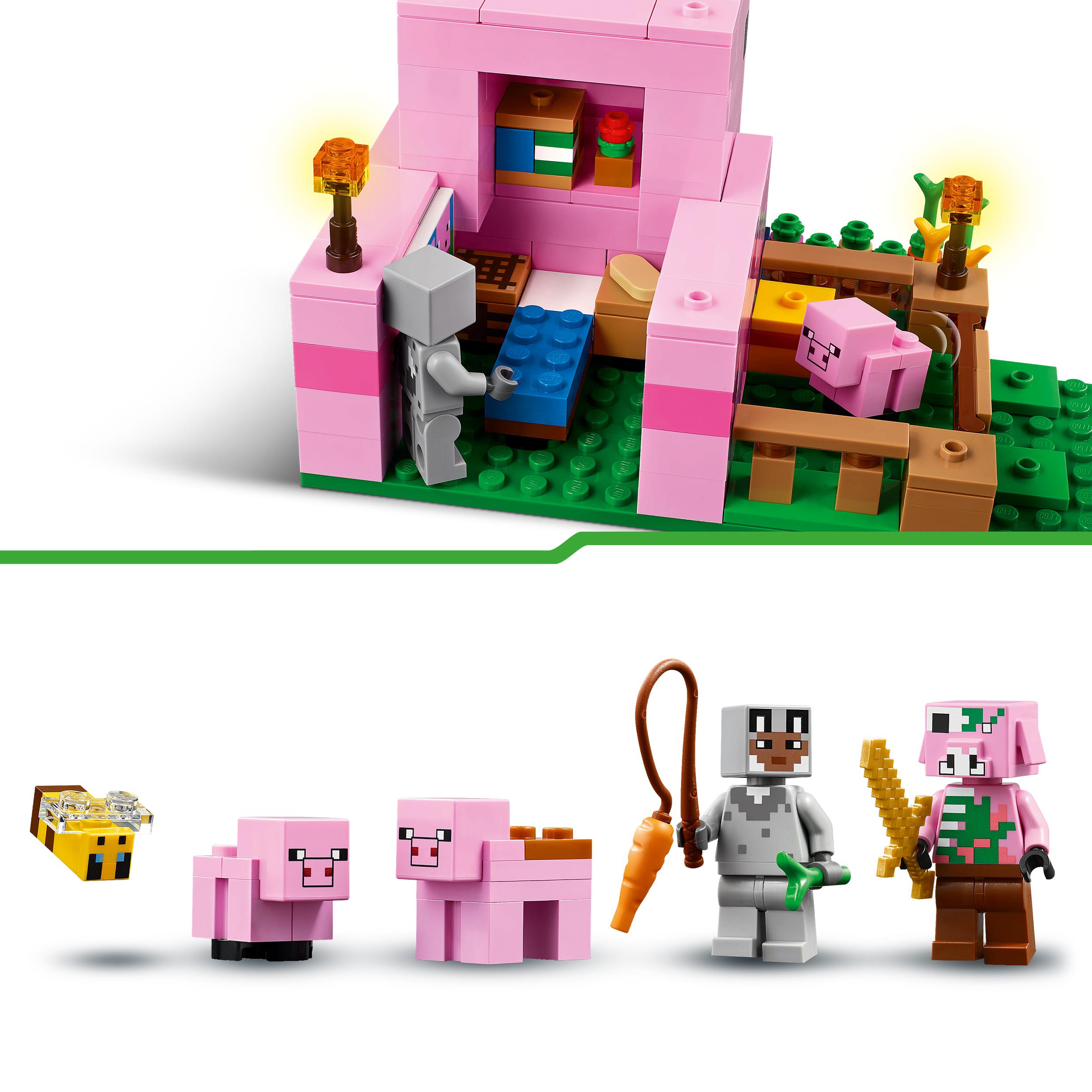 LEGO Minecraft kiaulės namas ūkis 21268