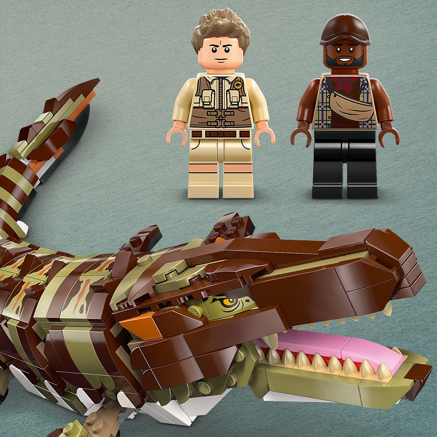 Lego Jurassic World laivo misija ir mozazauras 76974