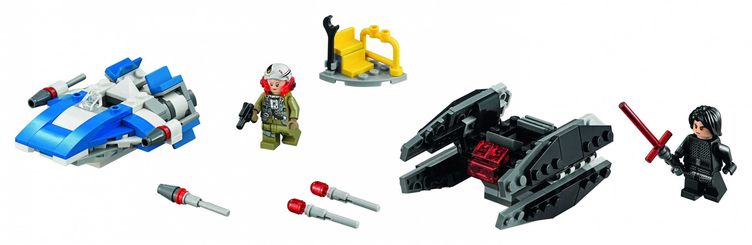 Lego Star Wars 75196 A-Wing ir TIE Silencer rinkinys