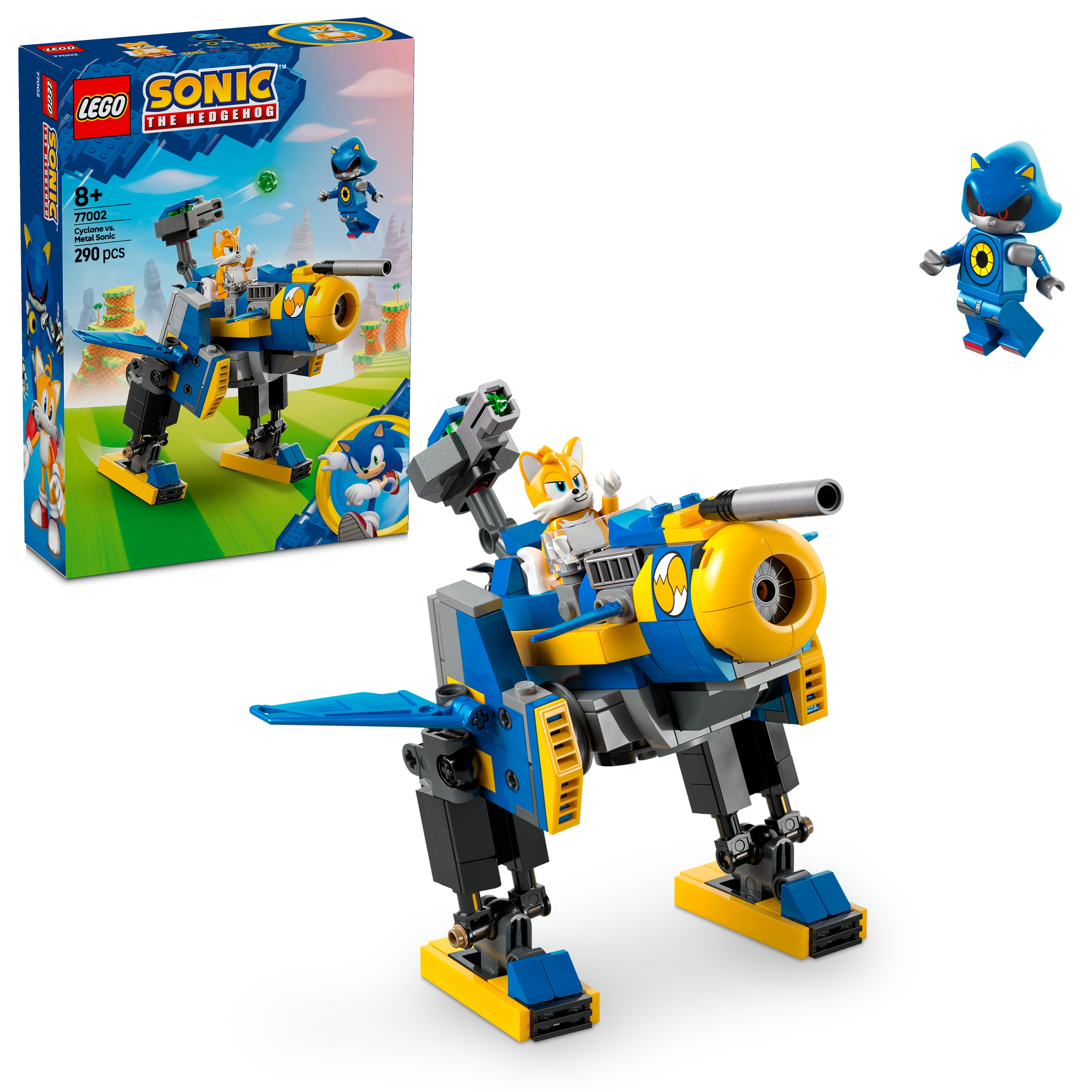 LEGO Sonic 77002 ciklonas prieš metal sonic