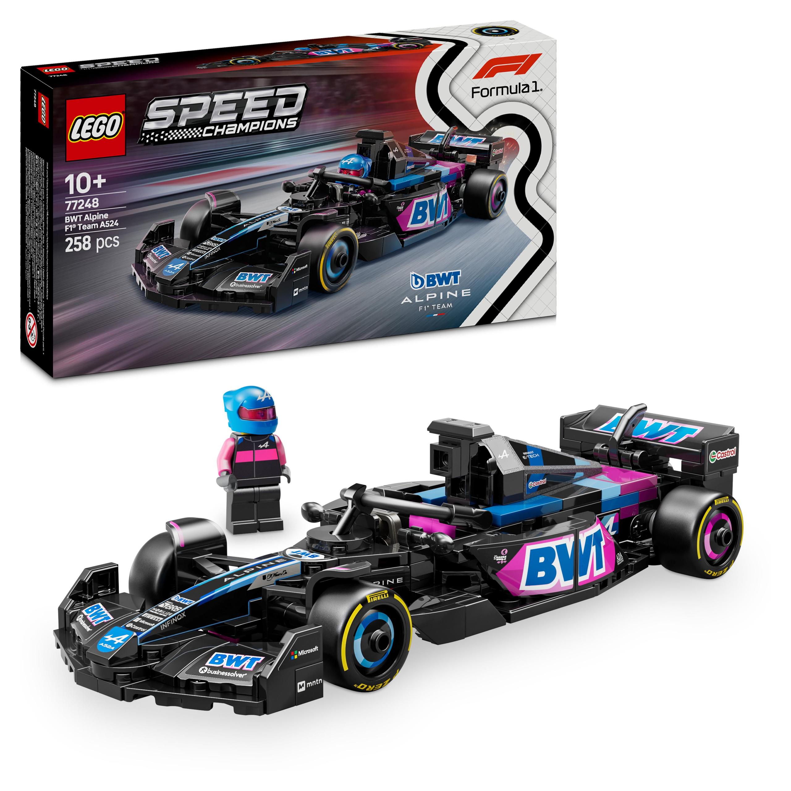 LEGO Speed Champions F1 bolidas BWT Alpine A524, 77248