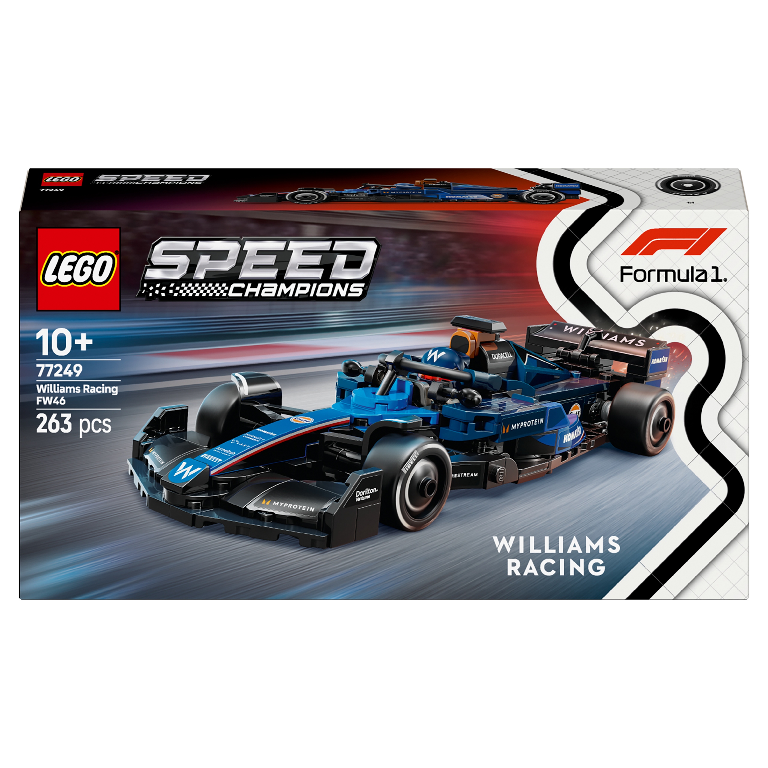Lego Speed Champions 77249 Williams Racing F1 bolidas