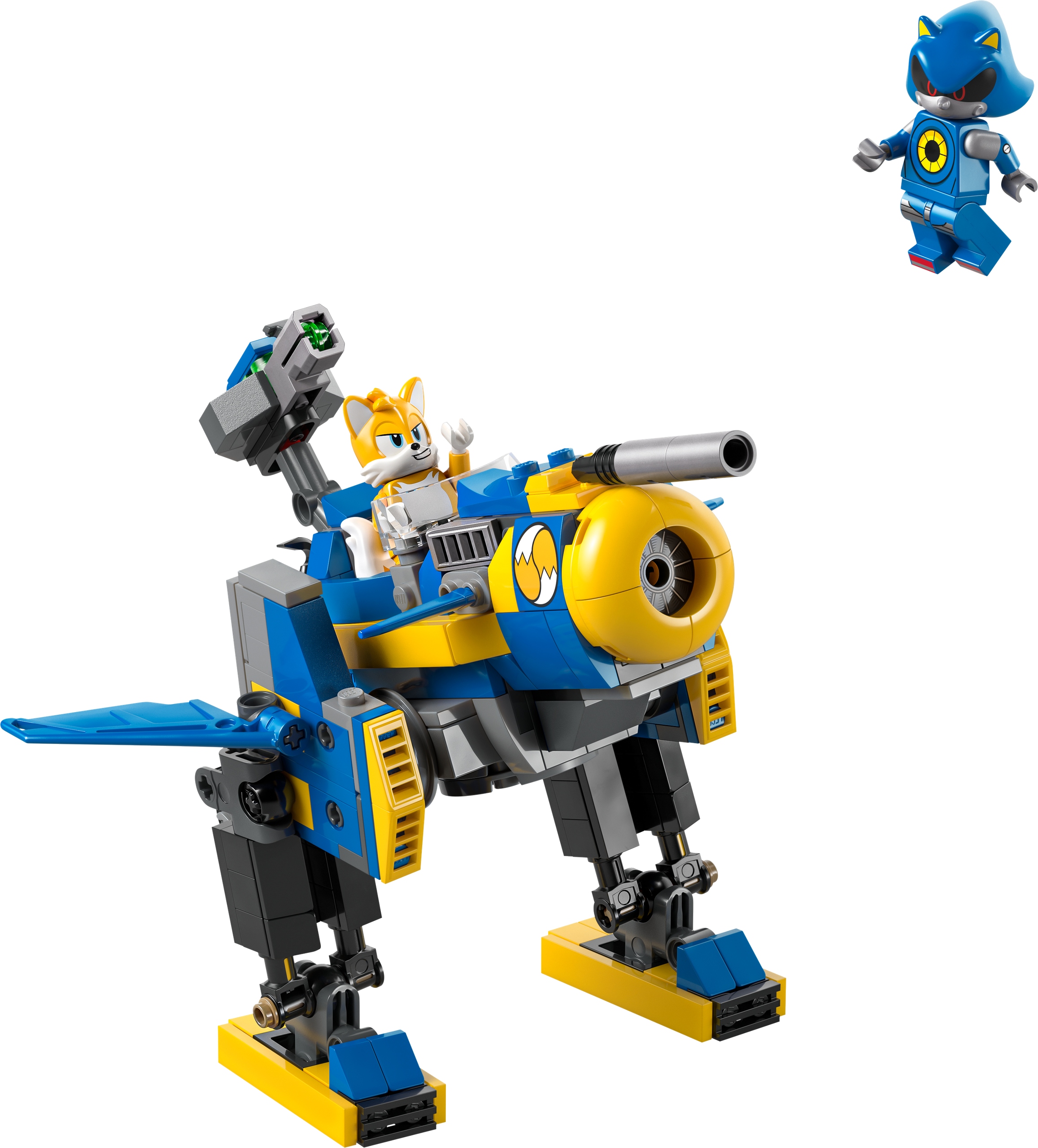 LEGO Sonic 77002 ciklonas prieš metal sonic