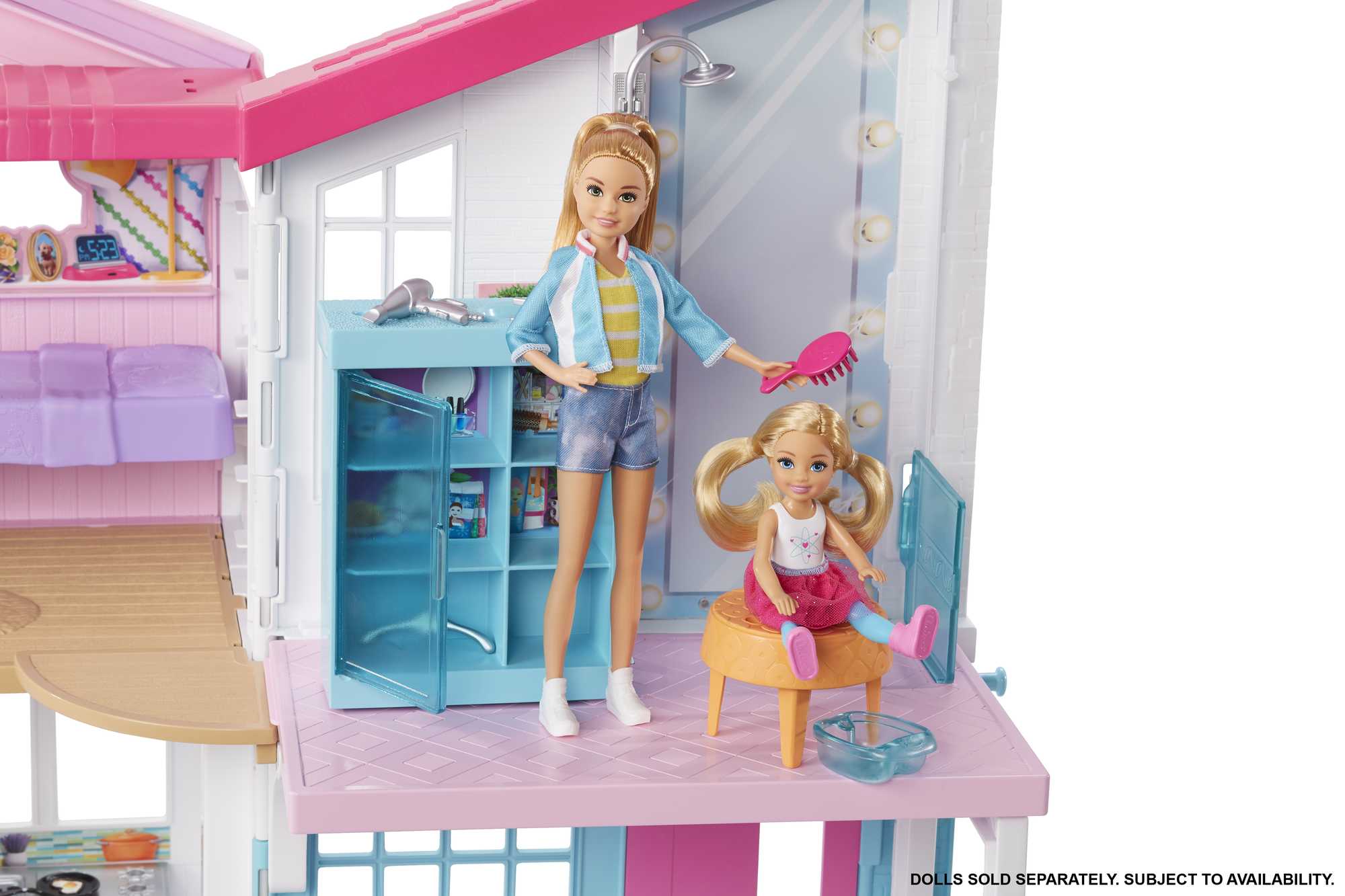 Barbie FXG57 Malibu lėlių namelis Didelis Mattel lėlių namas