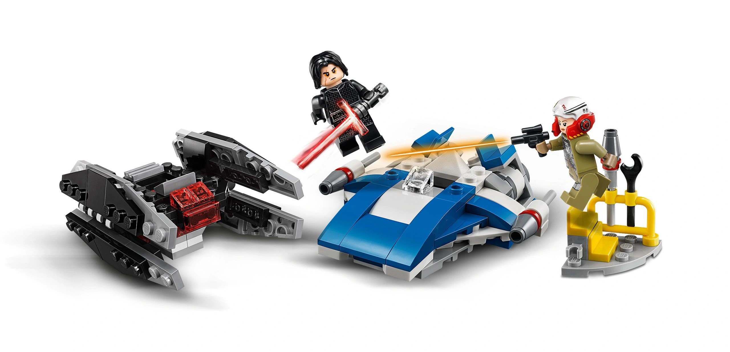 Lego Star Wars 75196 A-Wing ir TIE Silencer rinkinys
