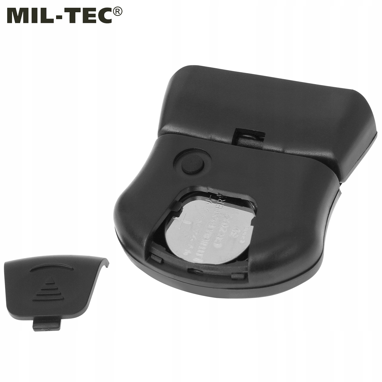 Žibintuvėlis su segtuku Mil-Tec 50 lm priekinis žibintas, skirtas Hat Visor kuprinei juodai