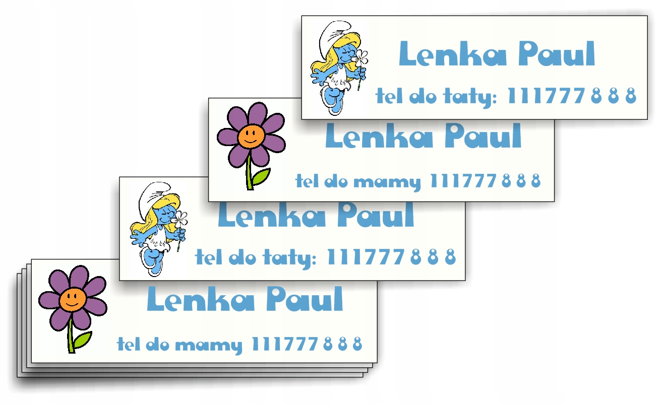 maTias spalvotų vardų lipdukų etikečių 68 vnt