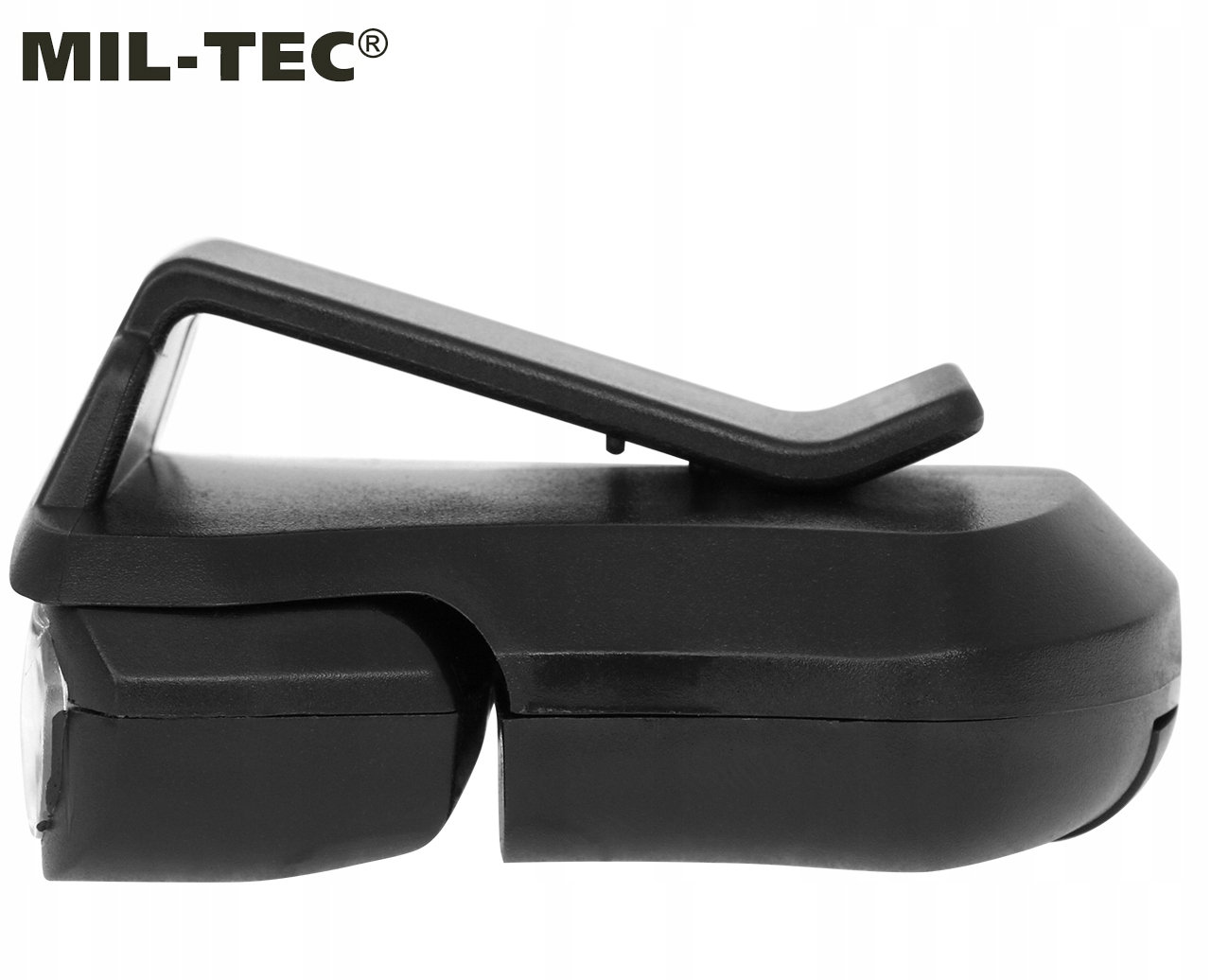 Žibintuvėlis su segtuku Mil-Tec 50 lm priekinis žibintas, skirtas Hat Visor kuprinei juodai