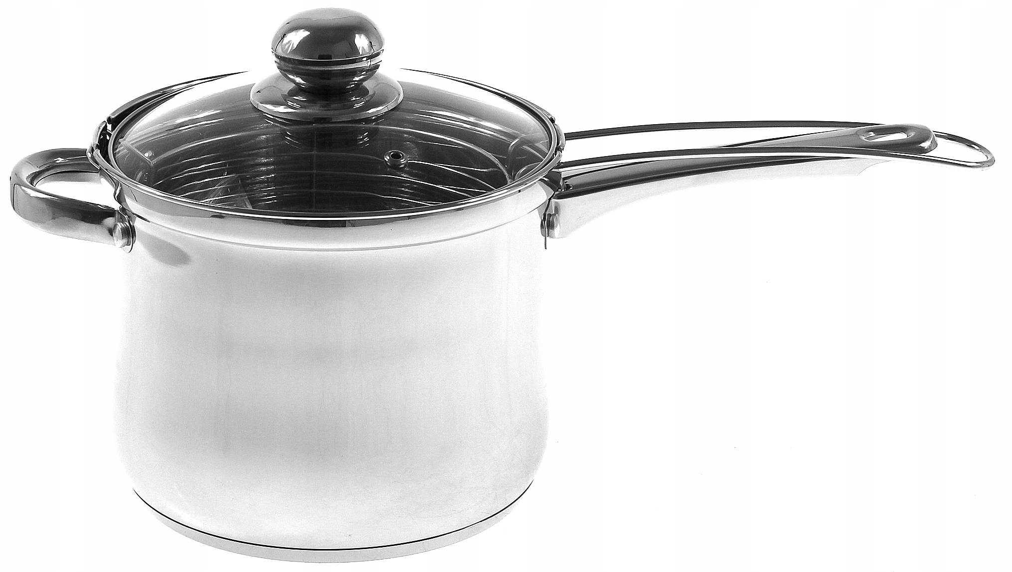 Puodas Puodas + Krepšelis gruzdintoms bulvytėms, žuviai, mėsai kepti, 3,6l