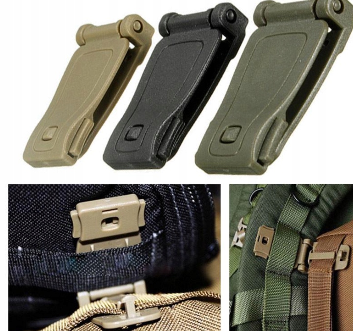 MOLLE HOLDER EDC STRAP TOBRA CONNECTOR KURIŠNĖS DIRŽELAI