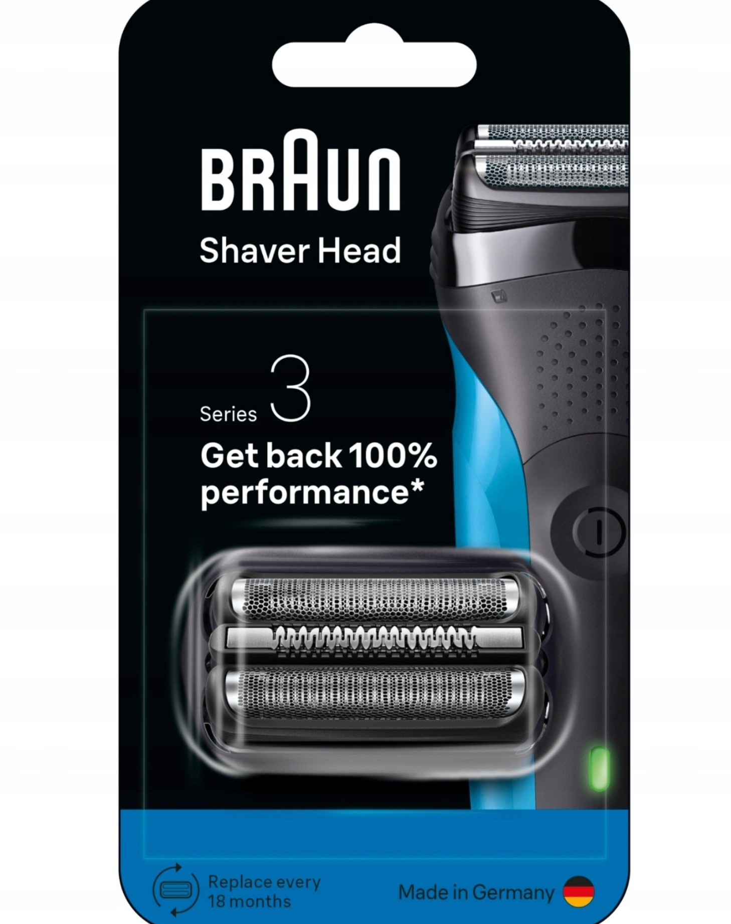 Braun Series 3+, 32B ORIGINAL keičiama elektrinė skustuvo galvutė