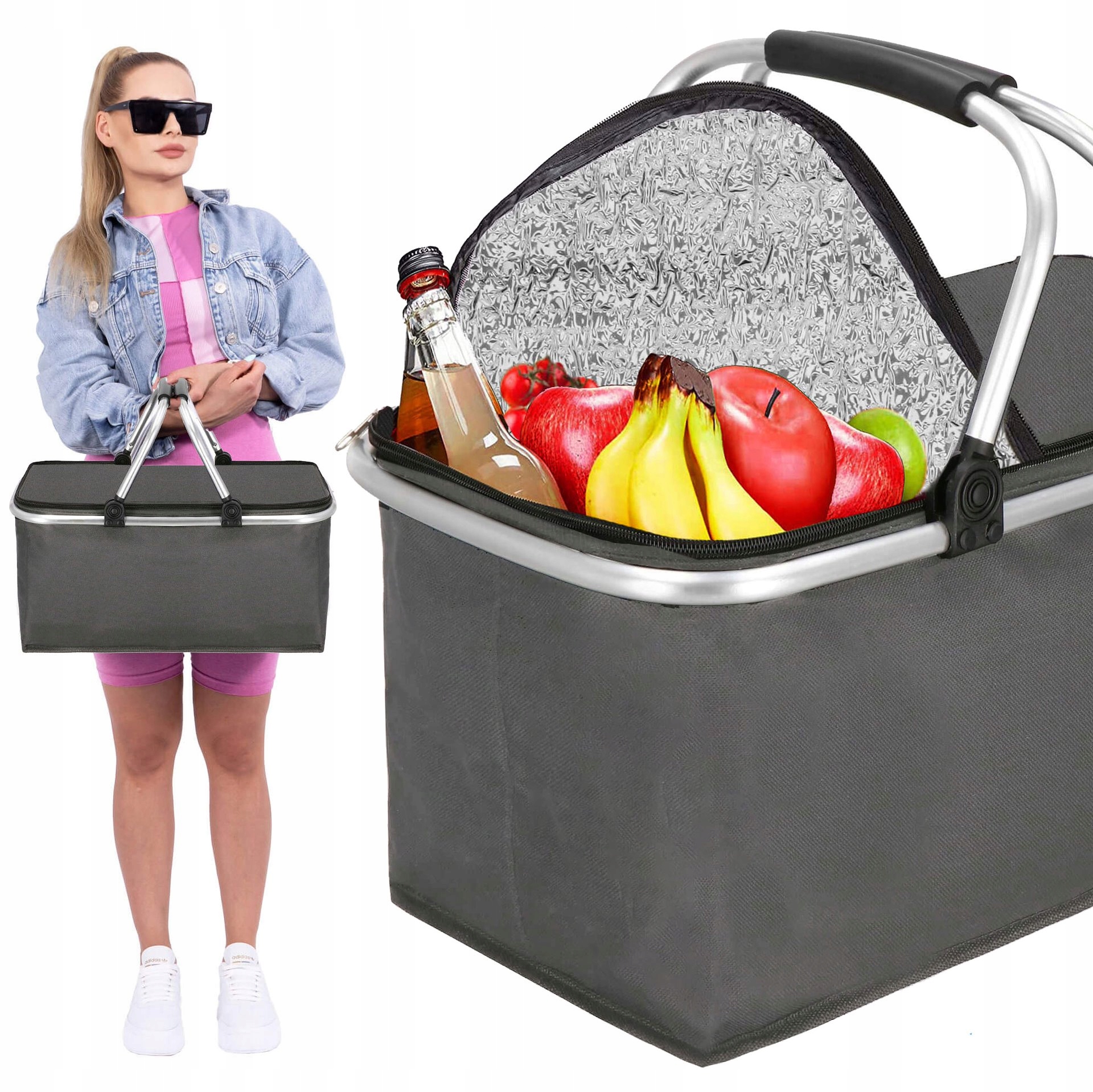 Springos šildomas piknikinis krepšys 30 l