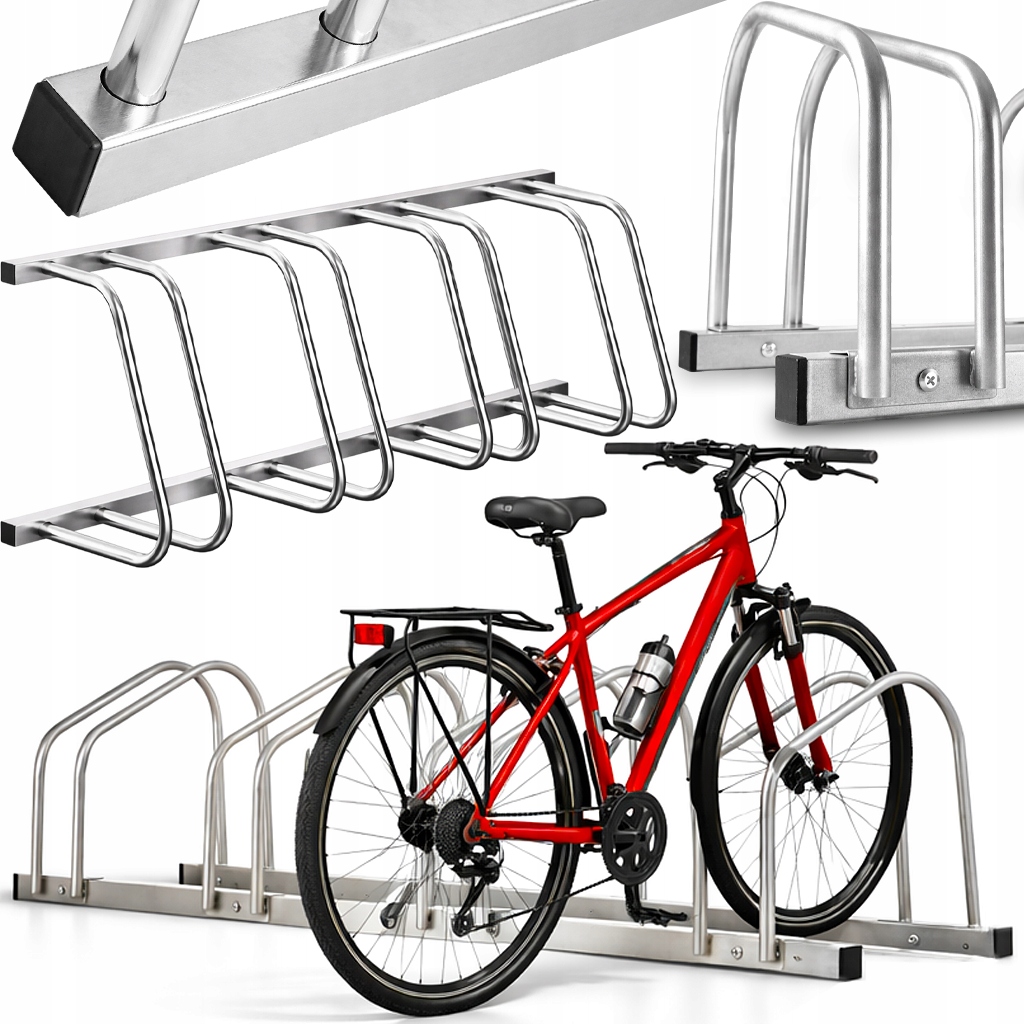 Dviračių stovas BIKE Metalinis laikiklis 4 dviračių stovams. Tvirtas ir tvirtas