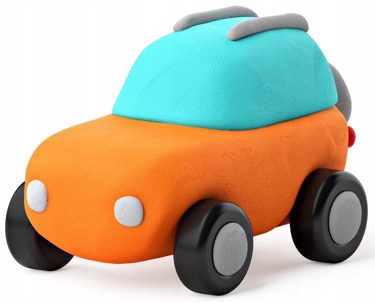 TM Toys Hey Clay ekologiška plastelė automobiliai