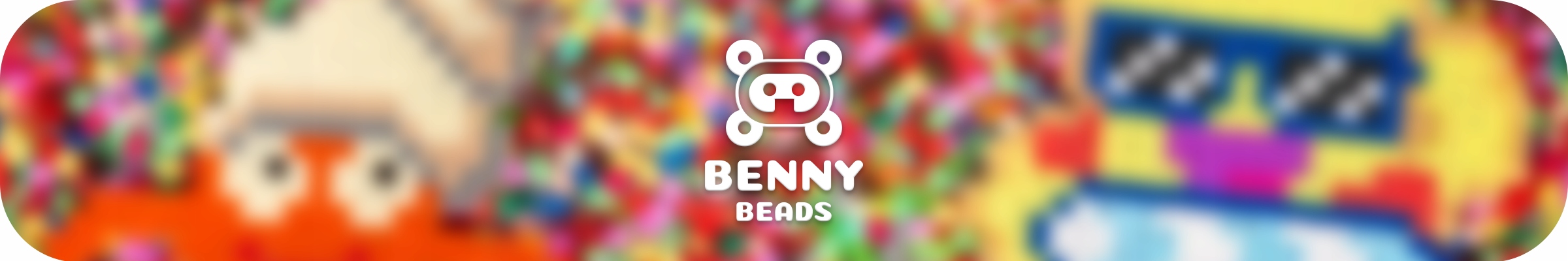 Benny Beads juodos vidurinio dydžio koralės 1500