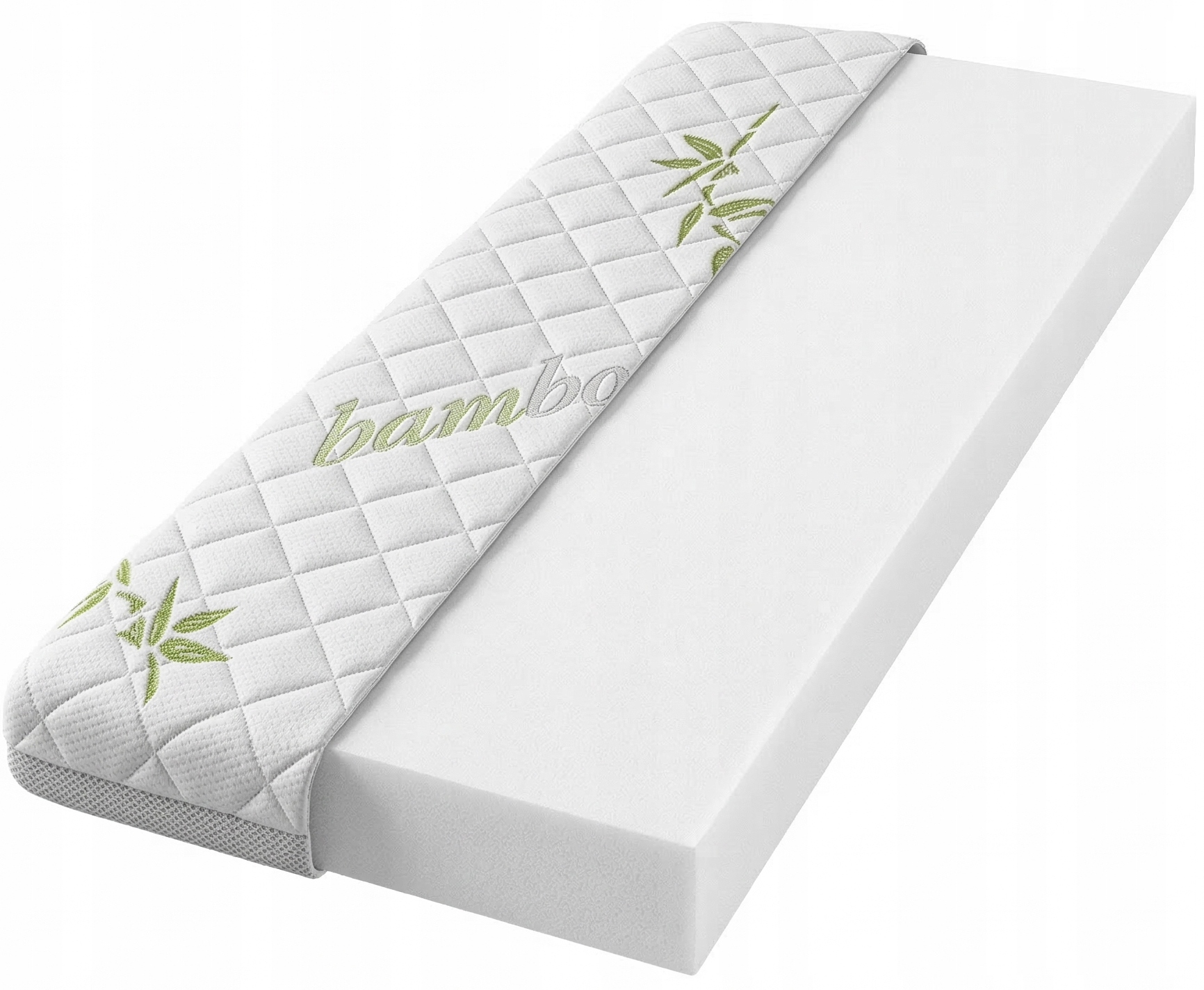 Putplasčio čiužinys 120x60 BAMBOO 3D Vidutinio kietumo H3 vaikams OEKO-Tex