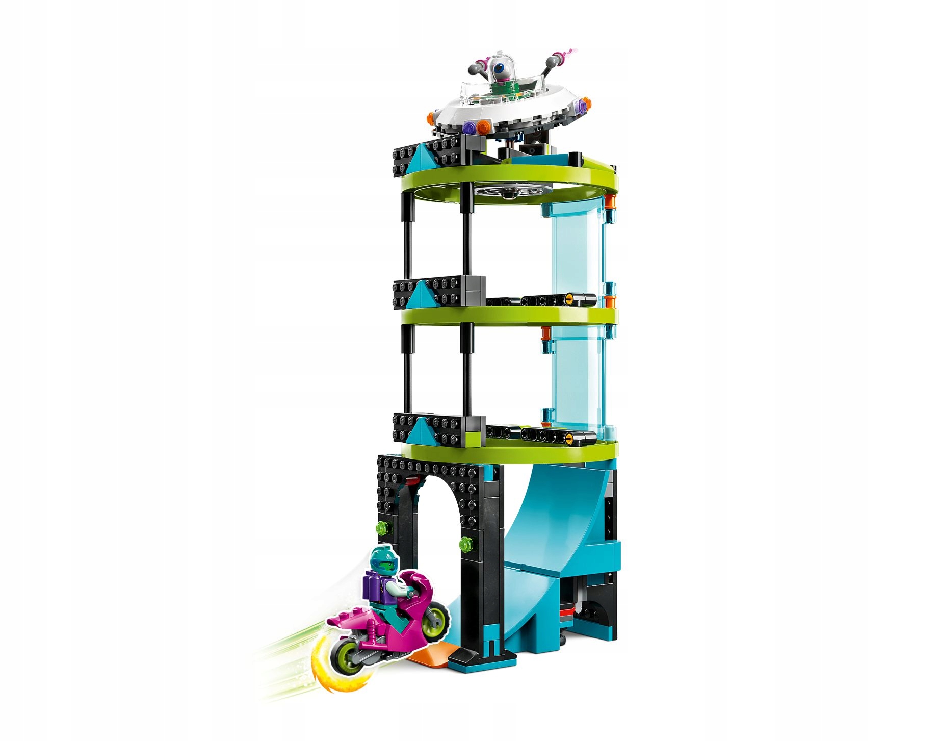 „LEGO Bricks Extreme Stunt Challenge“, 385 vienetai, PAKUOTĖS APRAŠYMAS