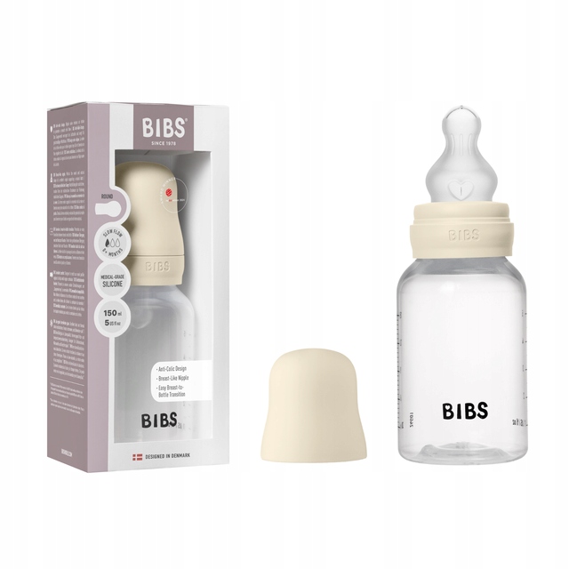 Bibs butelis vaikui, 150 ml, antikolikas, slonim