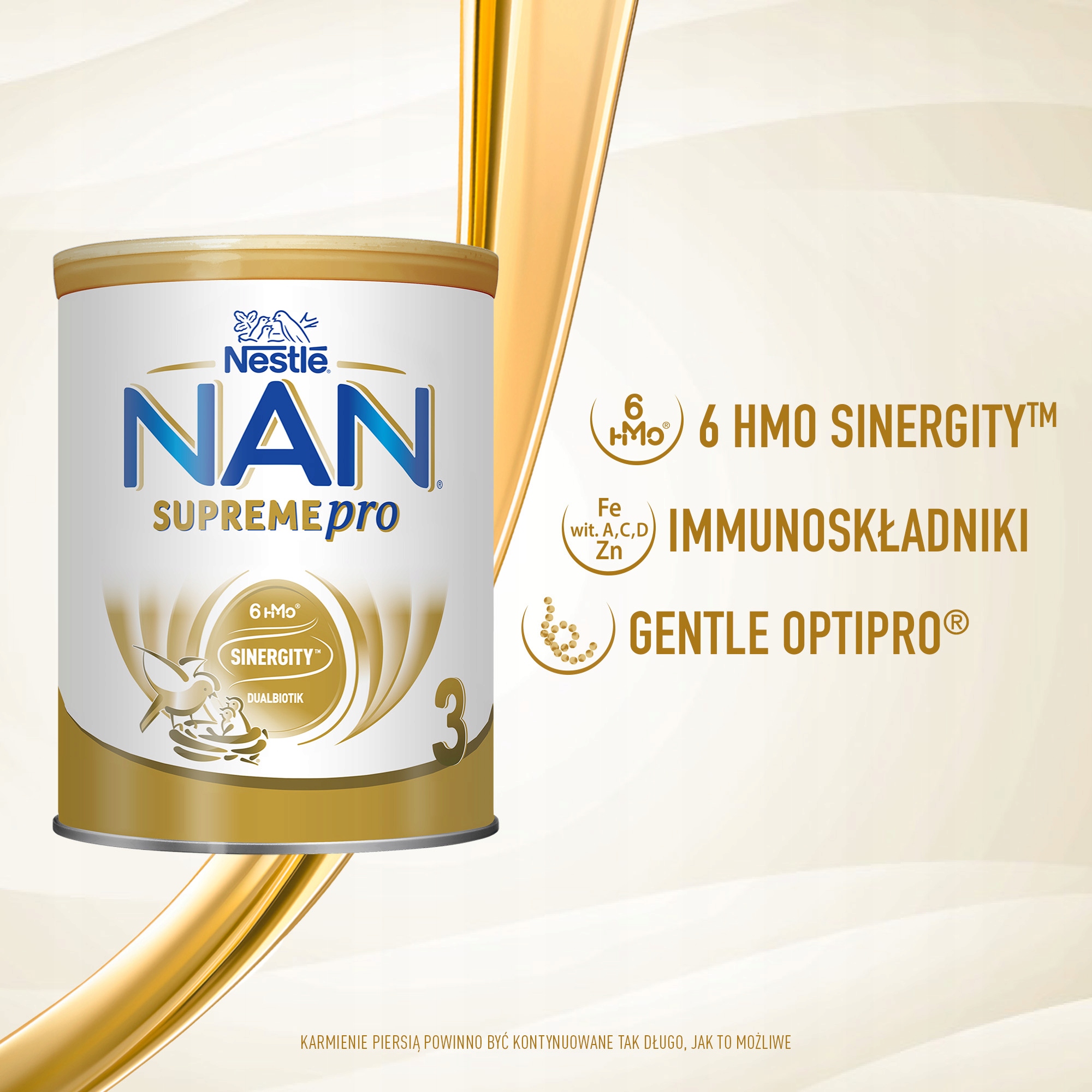 Nestlé NAN Supremepro 3 modifikuotas pienas 800g