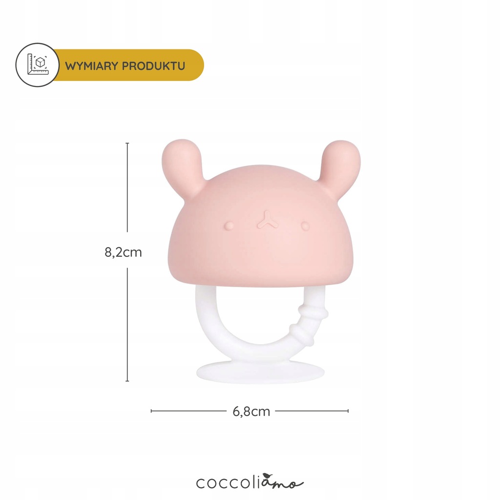 Gigi Kids silikoninis gryžtis dantų žydimui be BPA