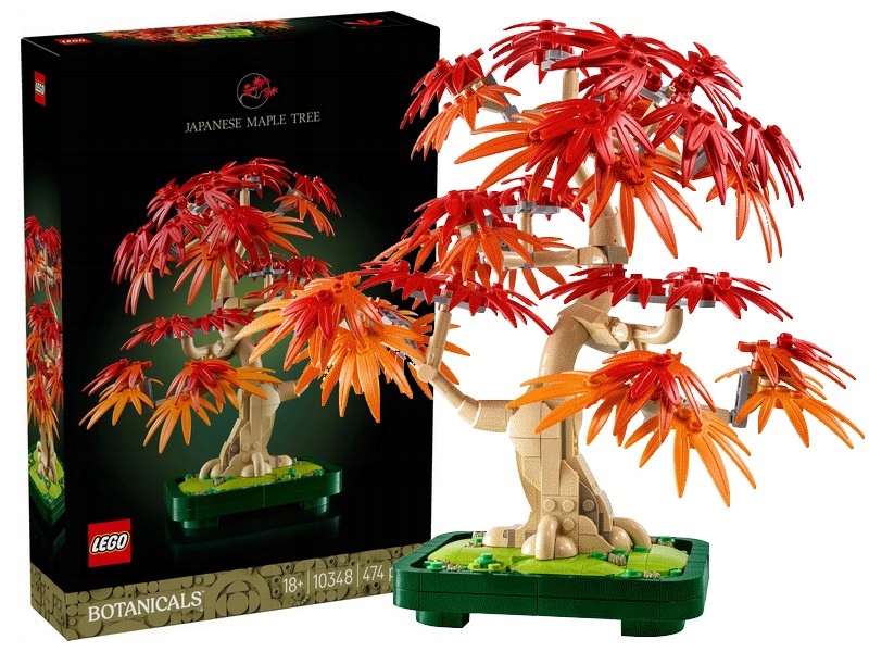 LEGO ICONS 10348 PALM MAPLE BONSAI, kaladėlių rinkinys +18 m.