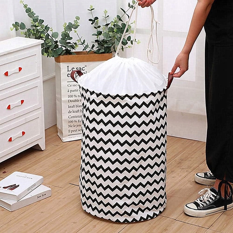 Sulankstomas krepšelis žaislams konteineris skalbinių krepšys Zigzags Organizer 50 cm
