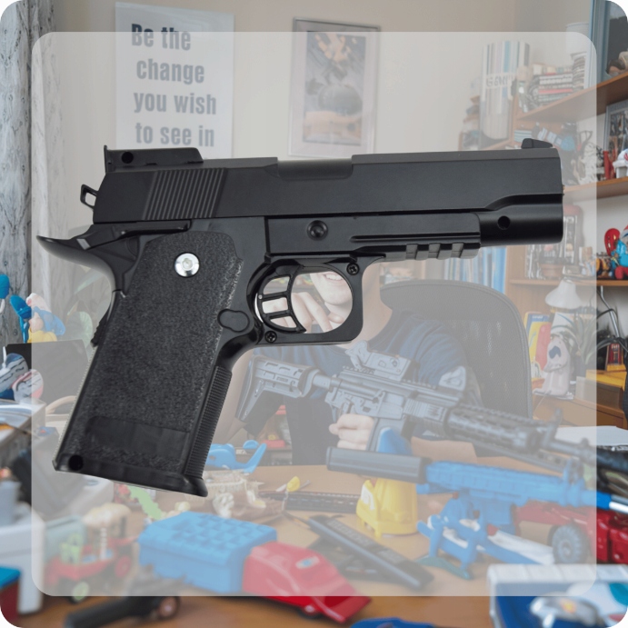 Skleplolki pistolet na kulki 800 szt. metalowy