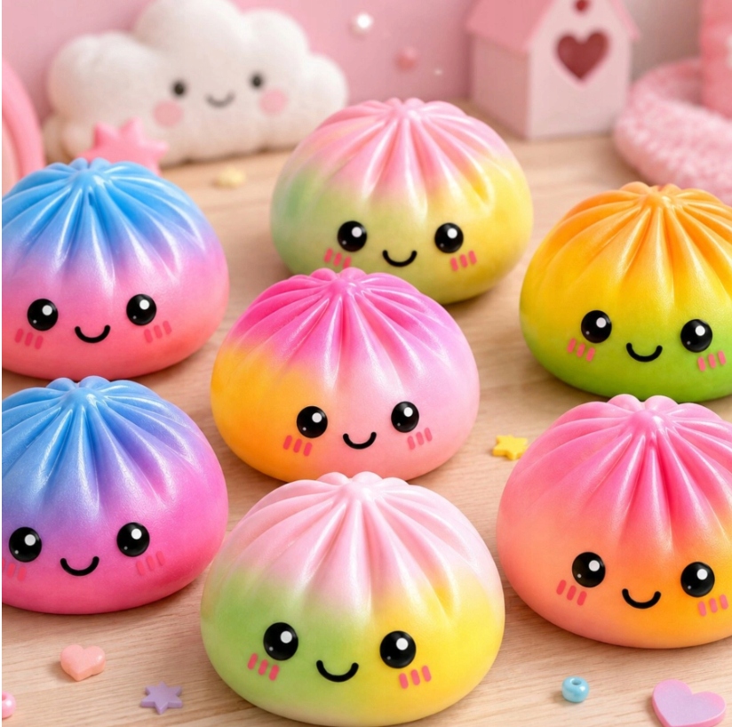 Gniotek Anti-stress Dumpling XXL Squishy in a Box Mystery spaustukas