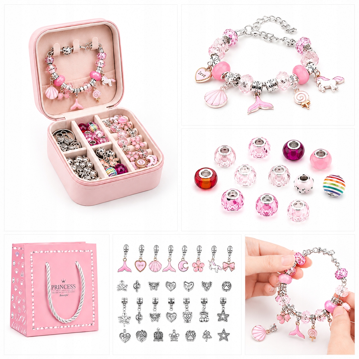 OKAMI bransoletės gėrybės karoliukai DIY