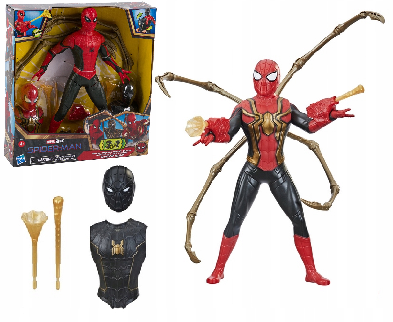 HASBRO LABAI DIDELIS SPIDERMAN F2904 FIGŪRŲ RINKINYS SU PRIEDAIS