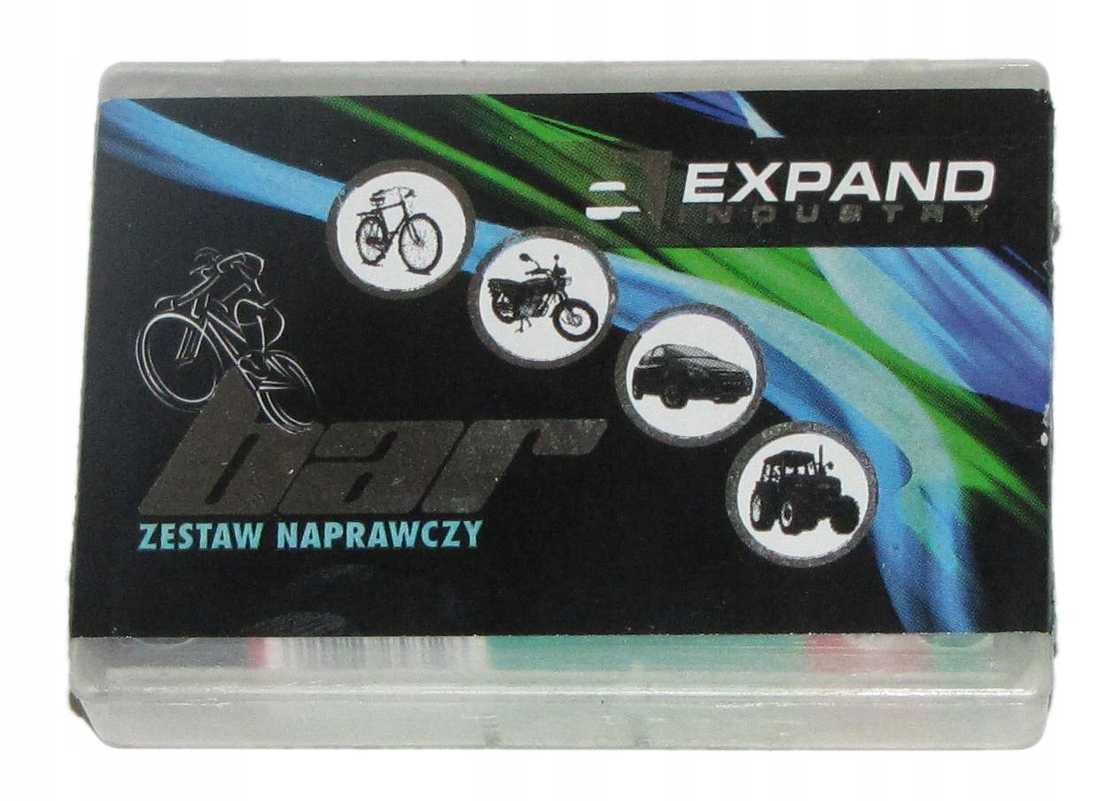 Expand dviračio/motociklo/automobilio plasterių rinkinys 12 vnt