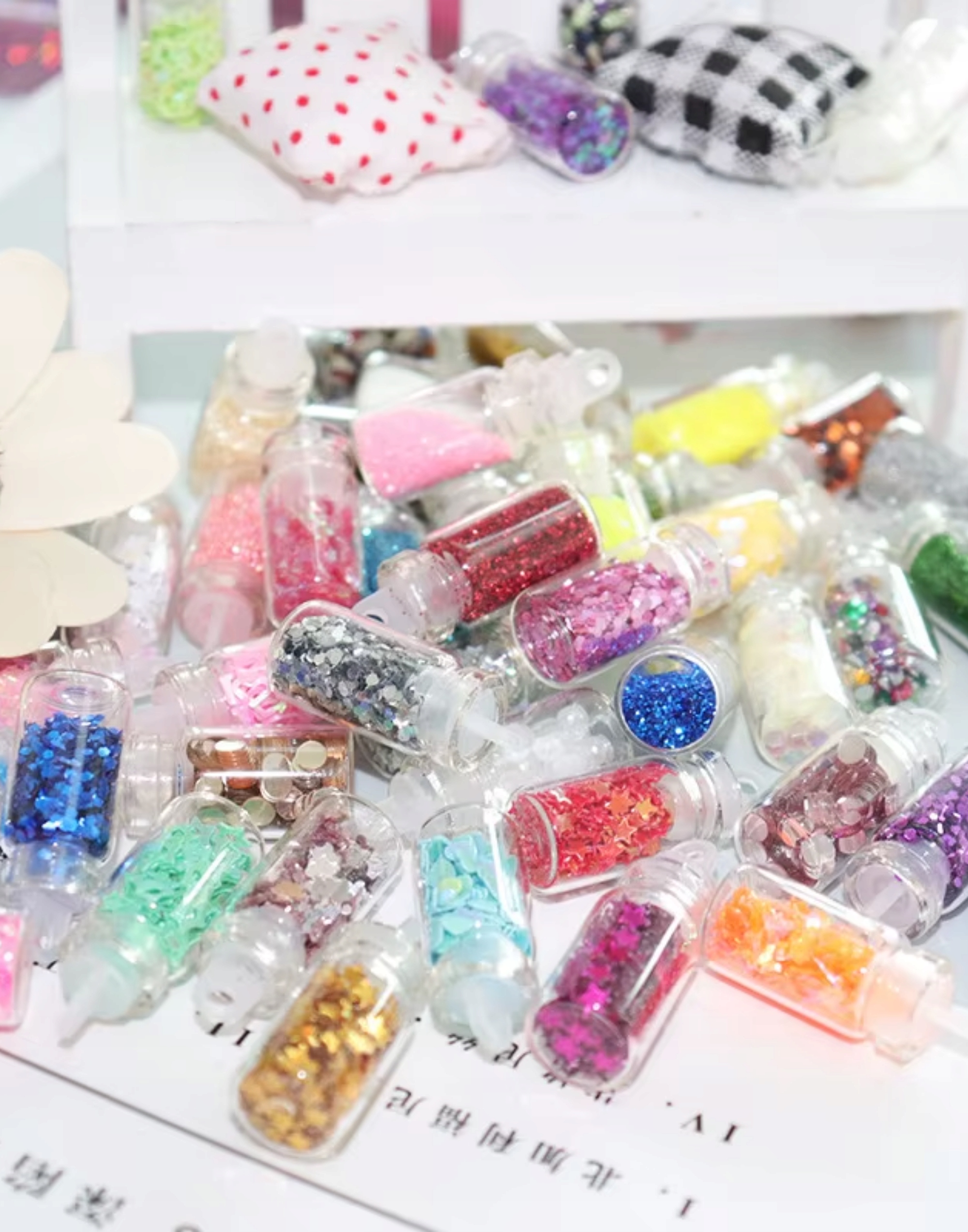 DIDELIS SLIME RINKINYS, SLIMŲ GAMYBAI VAIKAMS PLASTIKOS PASTA 120in1
