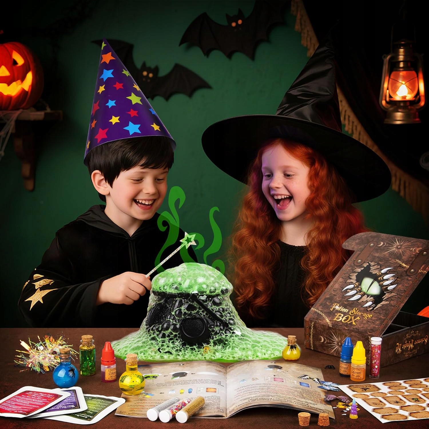 VEIKLIŲ POTIONS RINKINYS KŪRYBINĖ DOVANA VAIKAMS