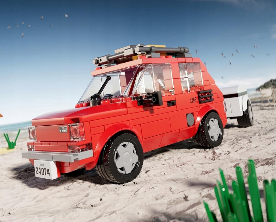 Klocinių konstruktorius Fiat 126P karavanas akcija