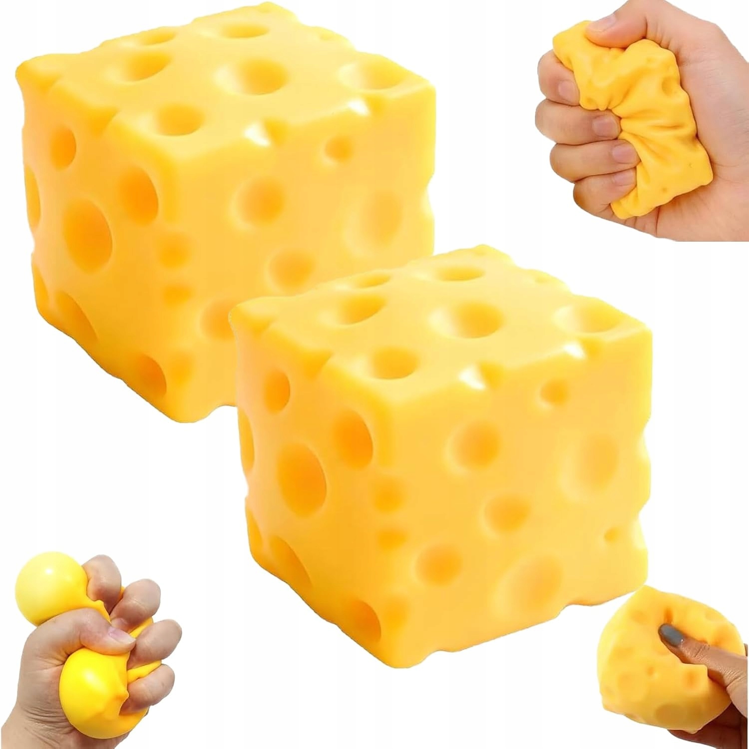 Drobiazgarnia XXL antistresinis sūrio gniotek squishy